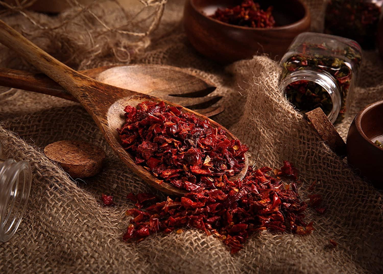 Gourmanity 4 oz Dried Red Bell Peppers, Dehydrated Red Bell Pepper