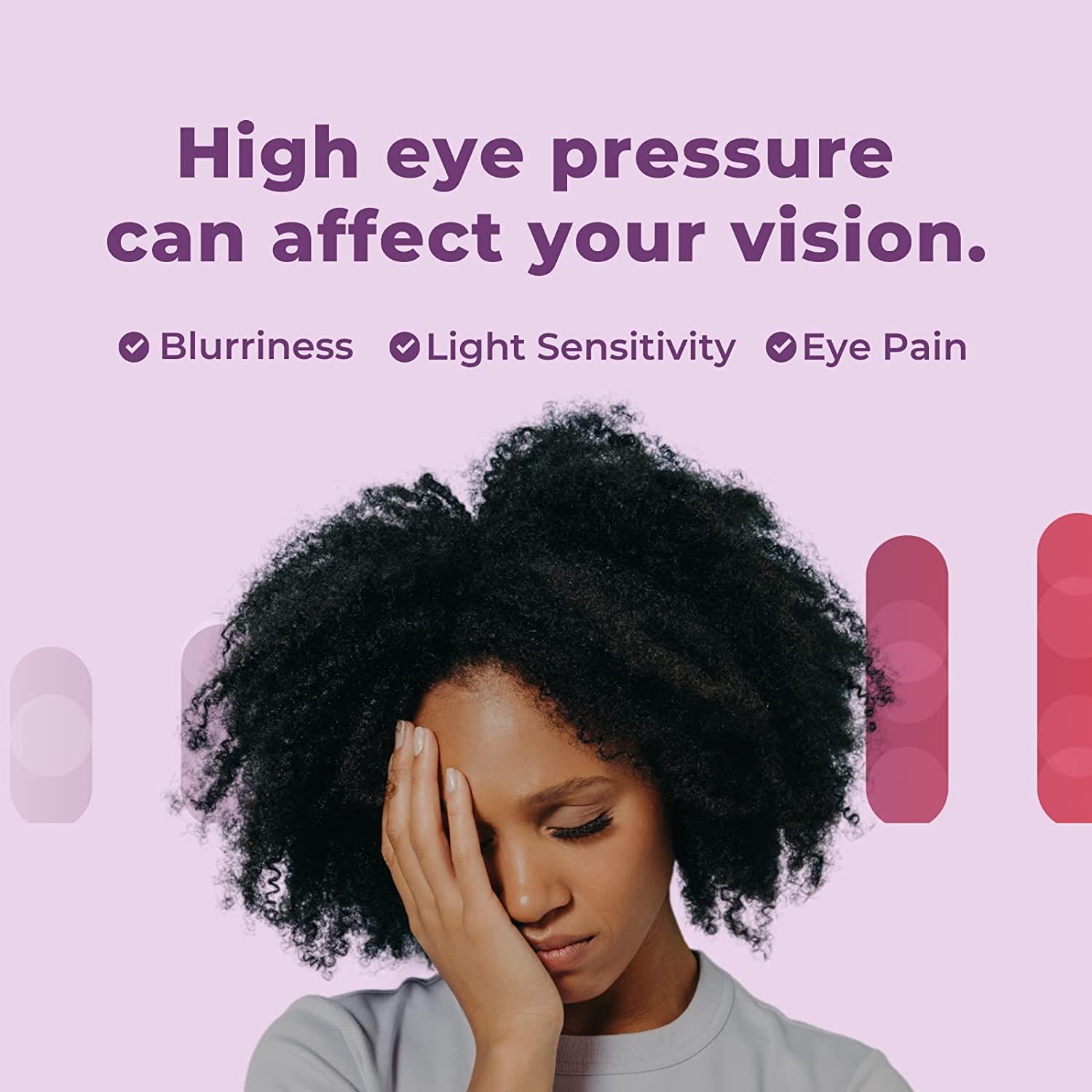 Eye Pressure Support Vitamins with Bilberry Extract Daily Optic Nerve
