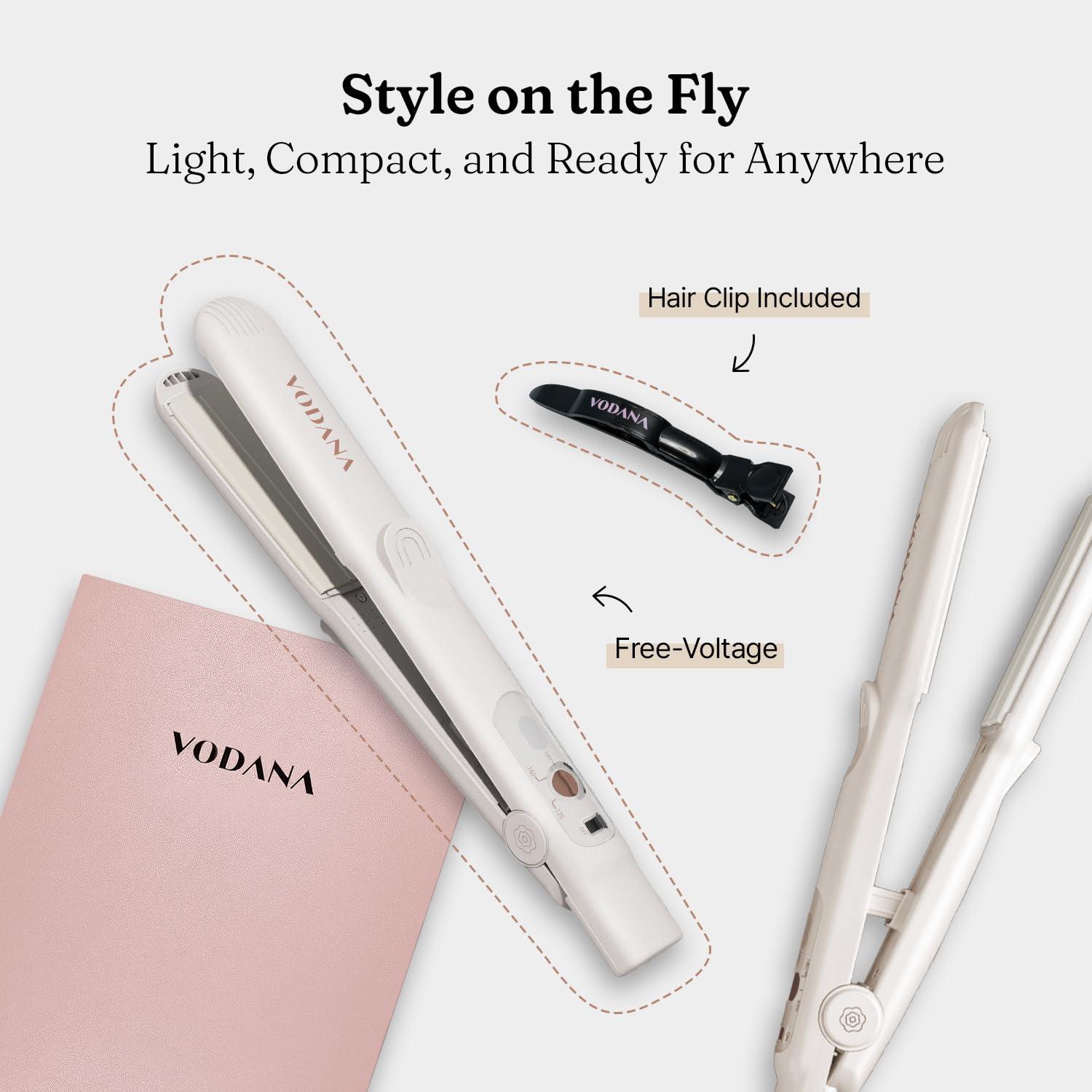 Vodana Pocket Hair Straightener Vodana Mini Flat Iron 2025