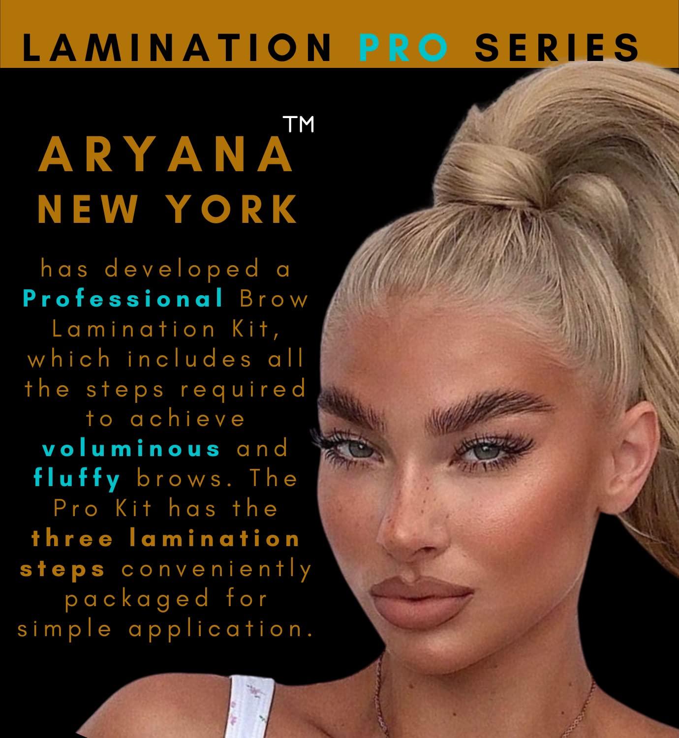 Aryana New York Eyebrow Lamination Kit Professional DIY & Salon Use
