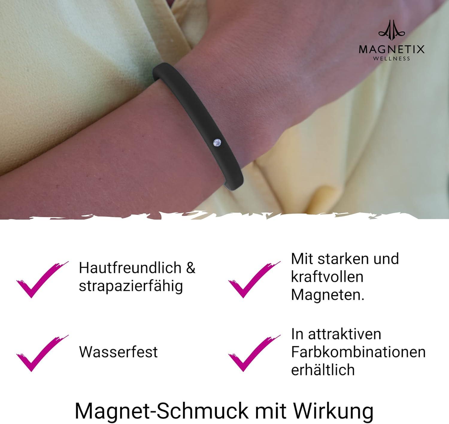 Buy Magnetix Wellness Flexi Magnetic Tab Black Sporty Silicone