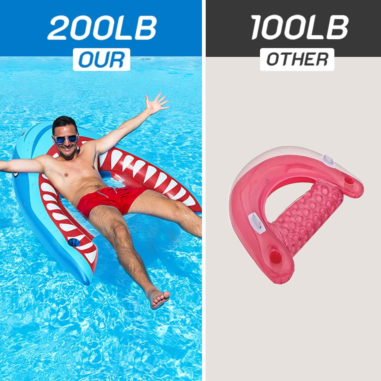 Inflatable Beach Lounger Tangkula Float, Giant Pool Lounger Floats