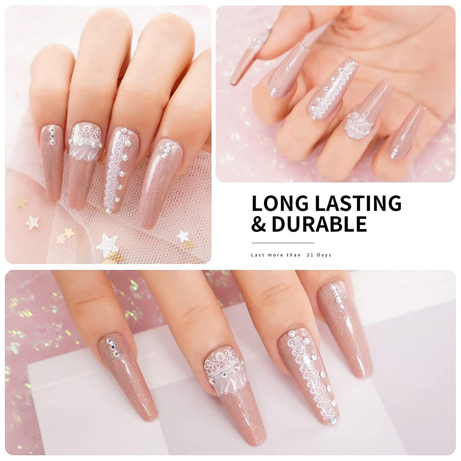 Recreate the shine with the WHITE ICE Glitter Gel @jet_set_beauty_nails  Natural nails-gel #obukazanokte #edukacjazanokte #novisad… | Instagram
