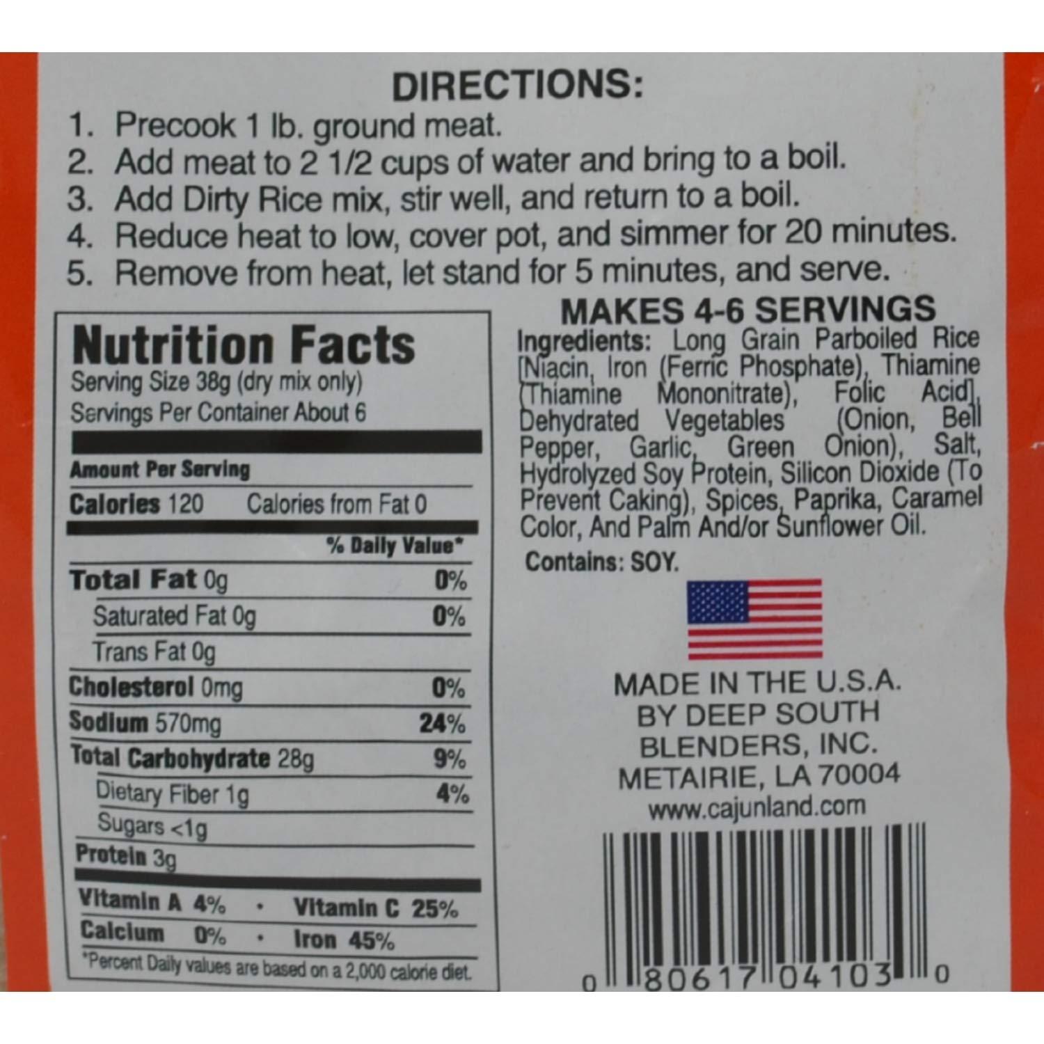 Cajun Land Dirty Rice Mix 8 oz