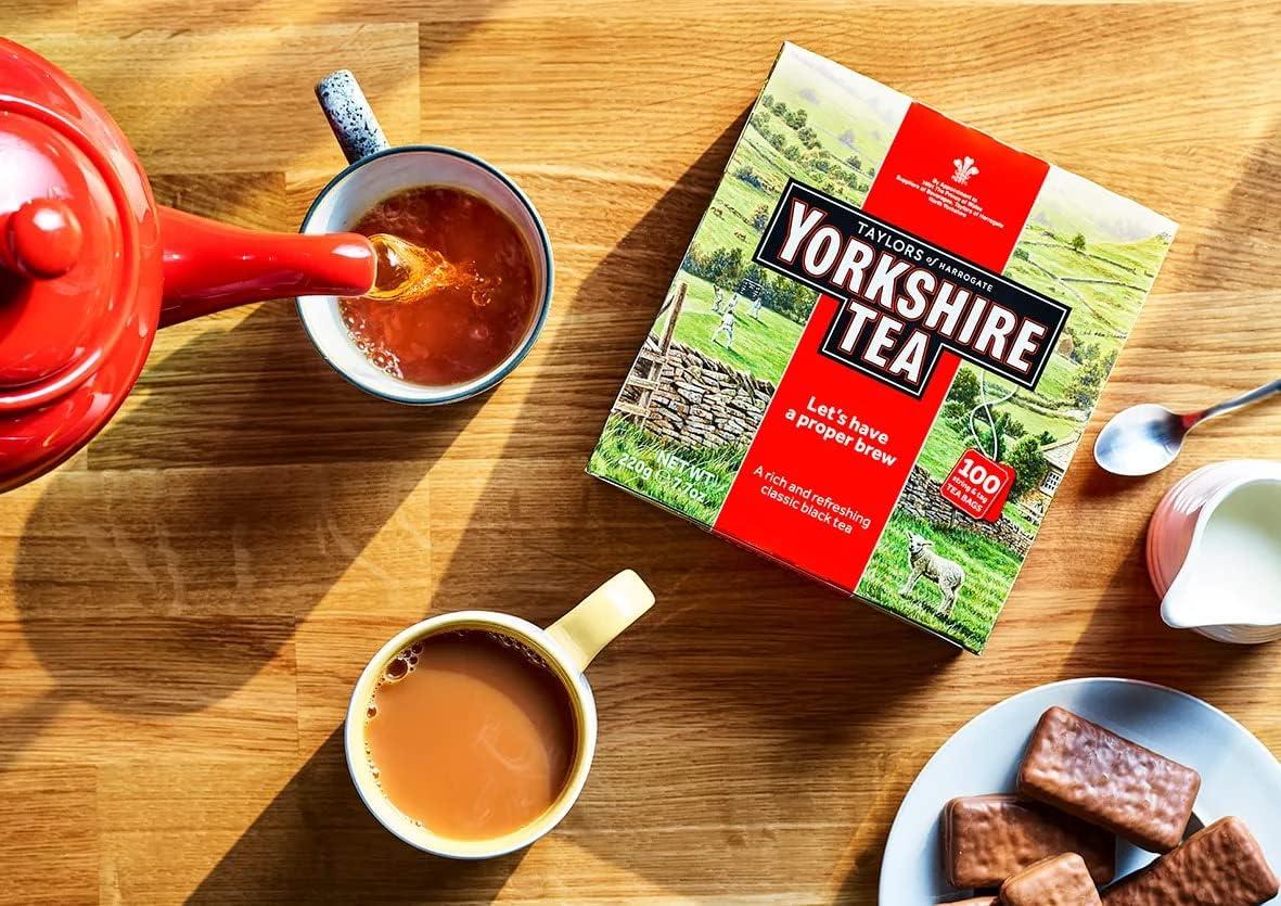 Yorkshire Tea Bags 1.875 Kg 600 Red Tea Bags - Pack of 1 | Buy Now