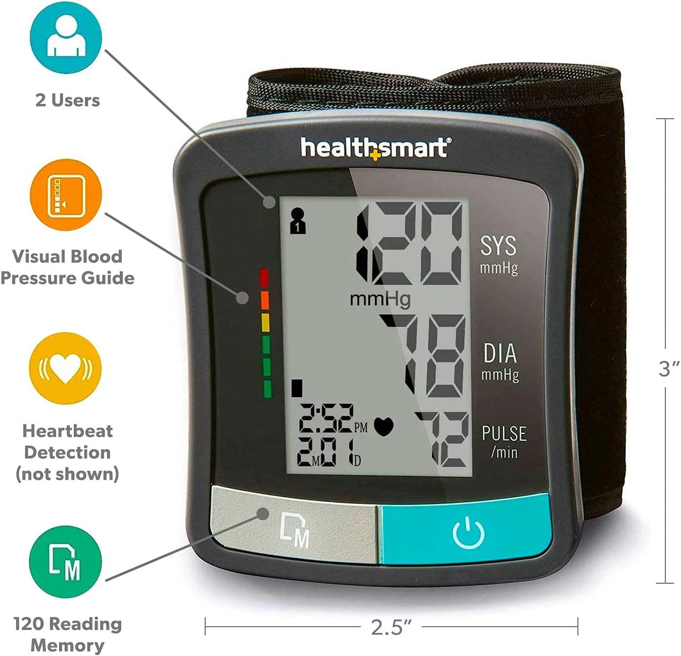 HealthSmart Digital Standard Blood Pressure Monitor with Automatic