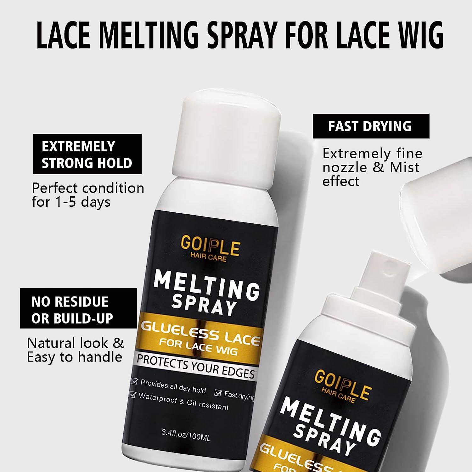  Wig Glue Spray For Front Lace Wig Lace Melting