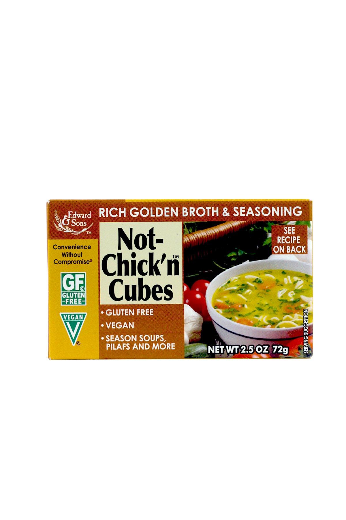 Edward & Sons NotChick'n Bouillon Cubes 2.5 oz, 2 Count