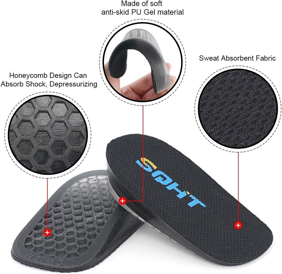 SQHT's Height Increase Insoles Heel Shoe Lift Inserts for Achilles