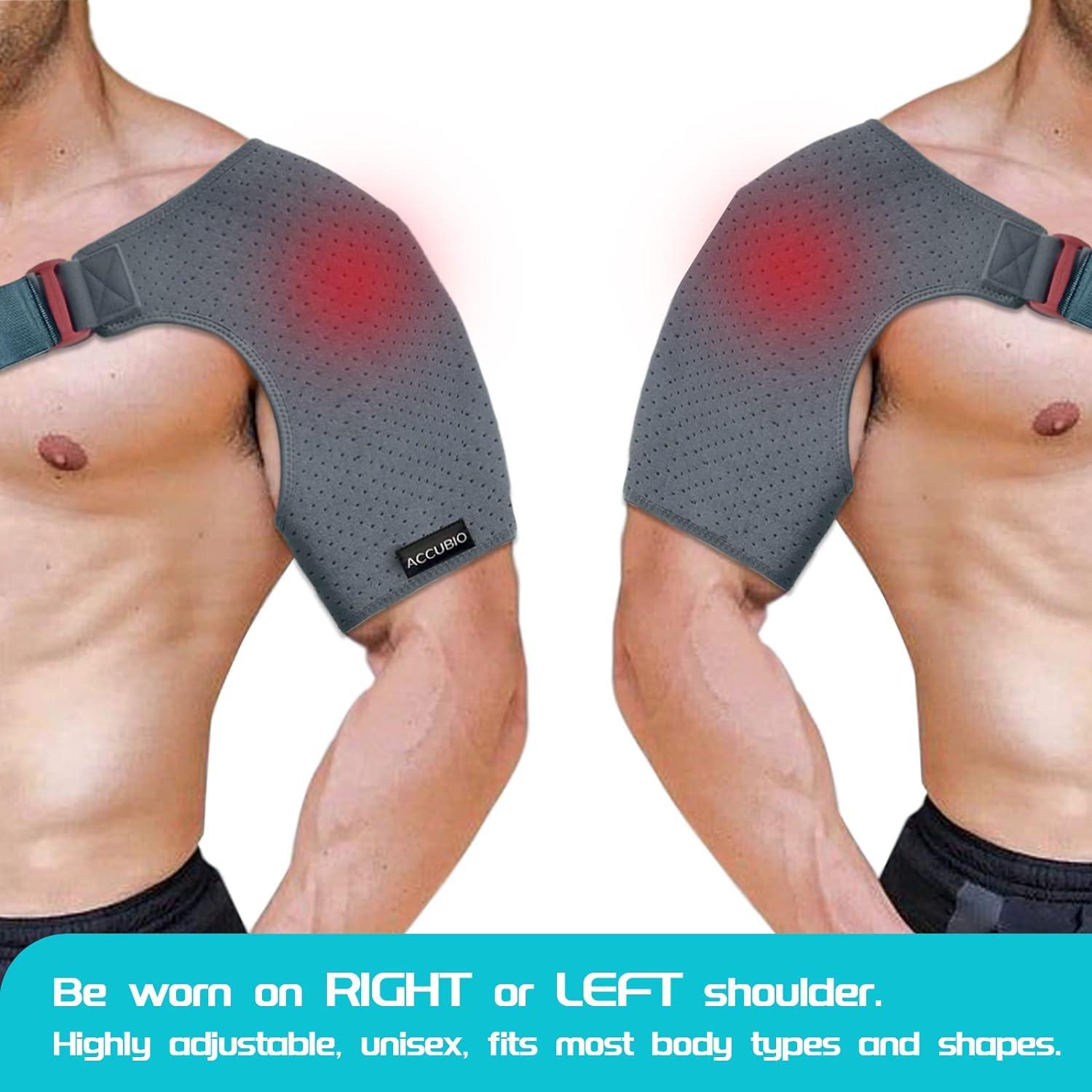 ACCUBIO Shoulder Brace Support for Men & Women Shoulder Strap Rotator