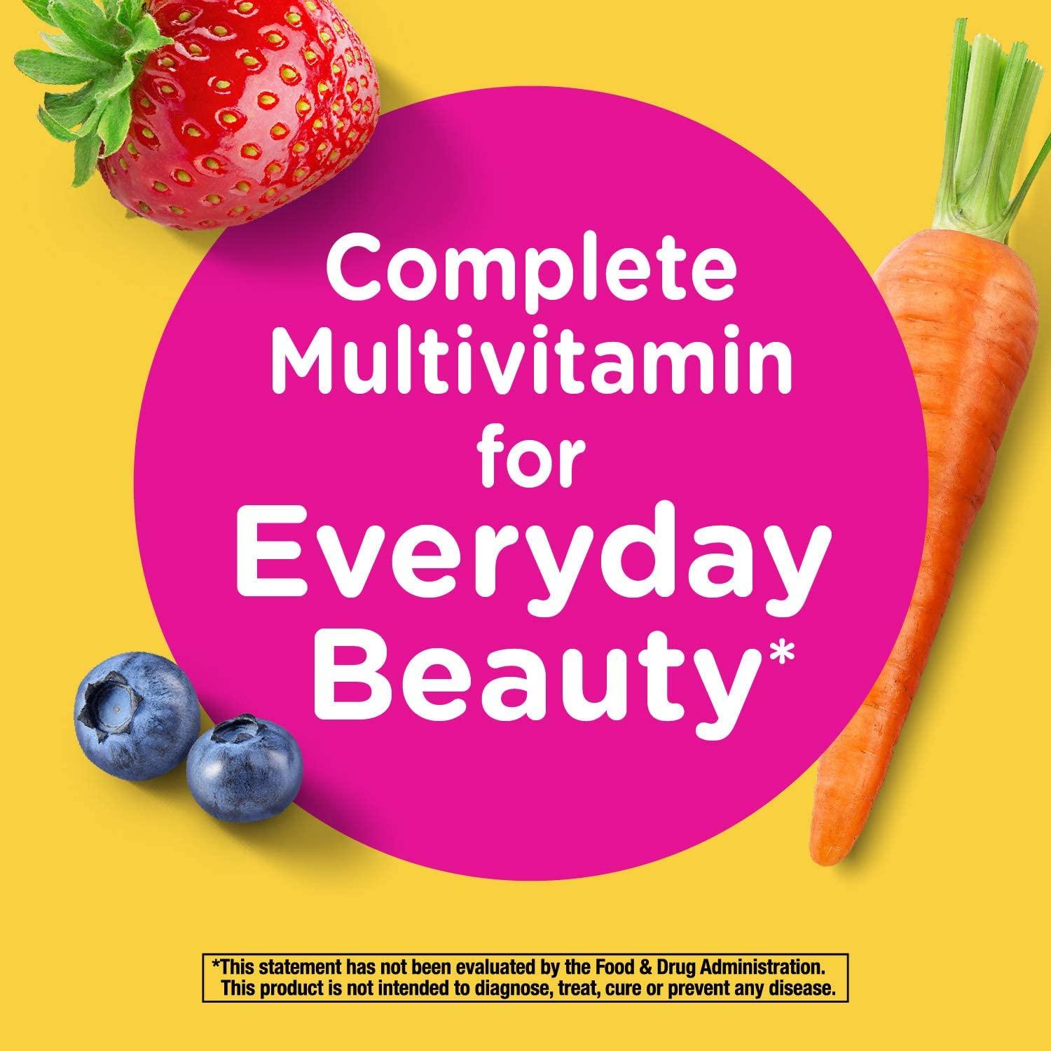 Nature's Way Alive! Hair Skin & Nails Multi-Vitamin Strawberry Flavored 60  Softgels