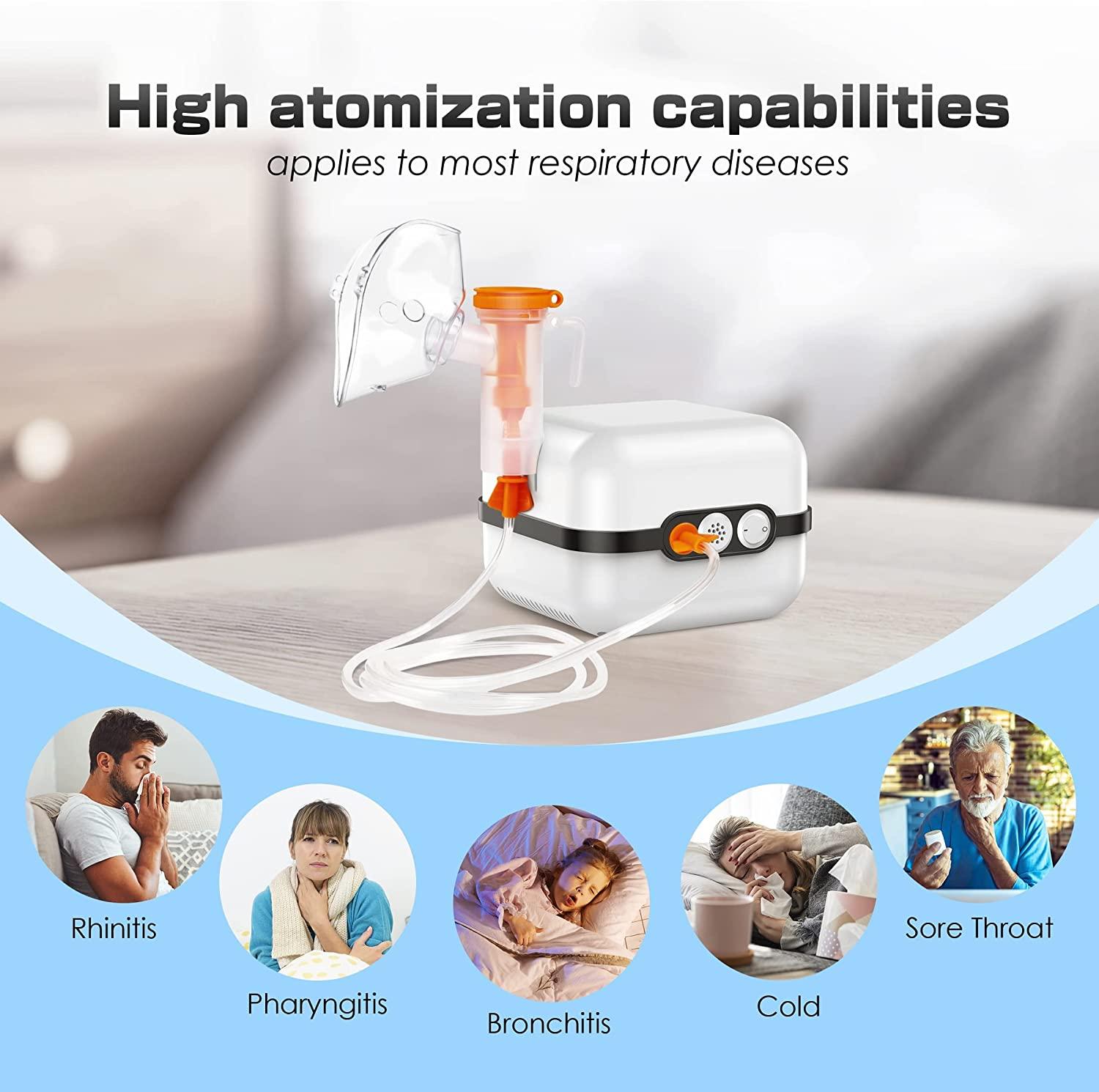 Nebulizer Machine for Adults&Kids, Nebulizer Machine with 1 Set