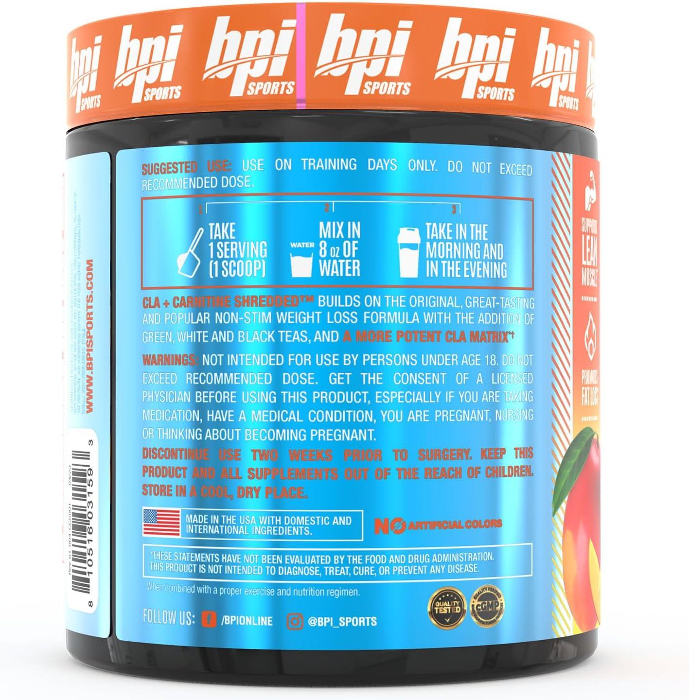 bpi cla l carnitine shredded BPI SPORTS CLA+ CARNITINE 50 Servings main image 0
