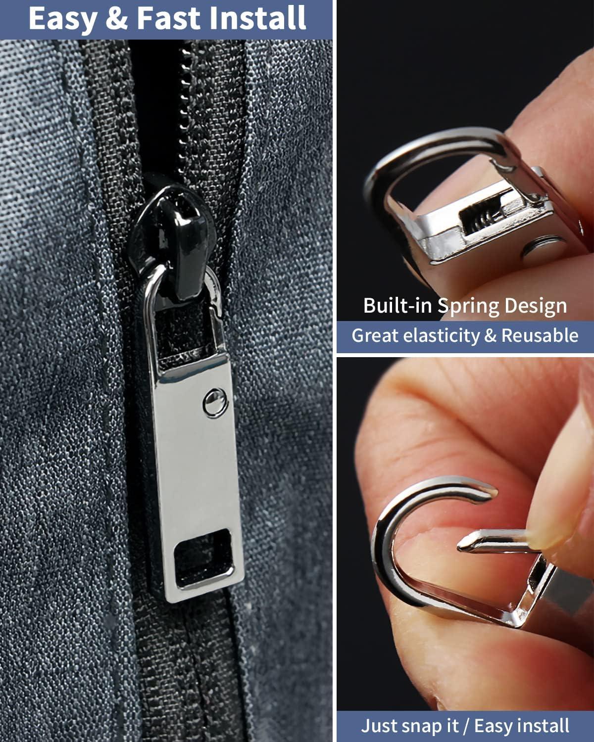 20Pcs coat zipper replacement Zipper Zipper Handle Replacement