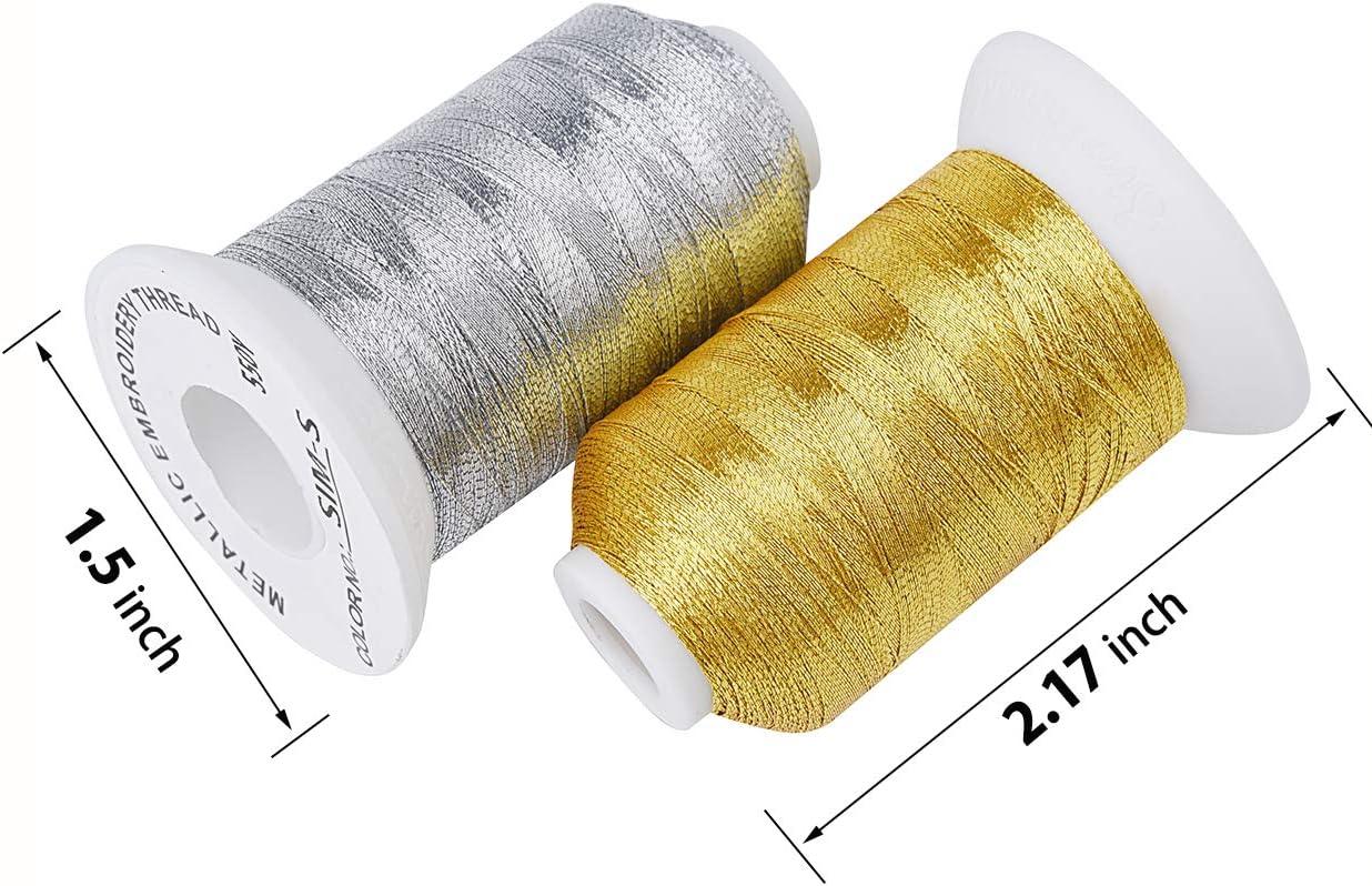 1000 Yards Spool Luminous Glow In The Dark Machine Hand Embroidery Sewing  Thread