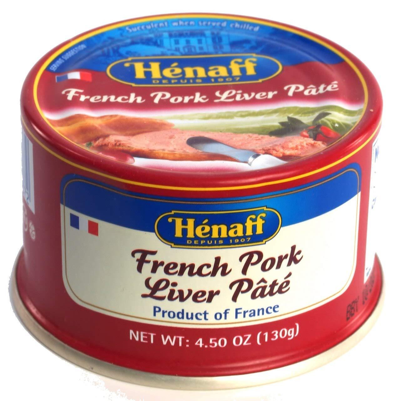 Henaff Mix Pates and Rillette from France 4 Unique Flavors