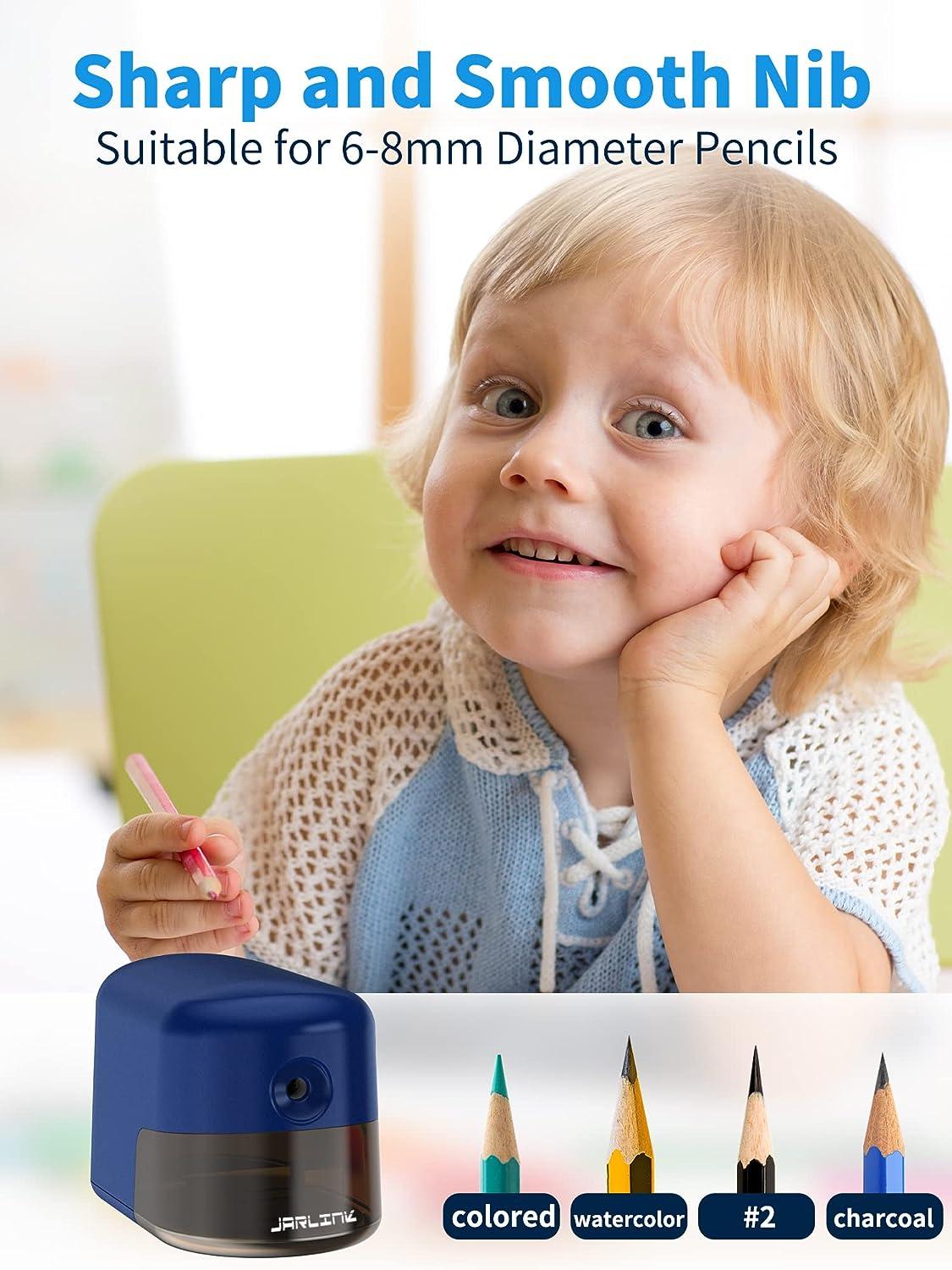 JARLINK Electric Heavy Duty Pencil Sharpeners for 68mm No.2/Colored