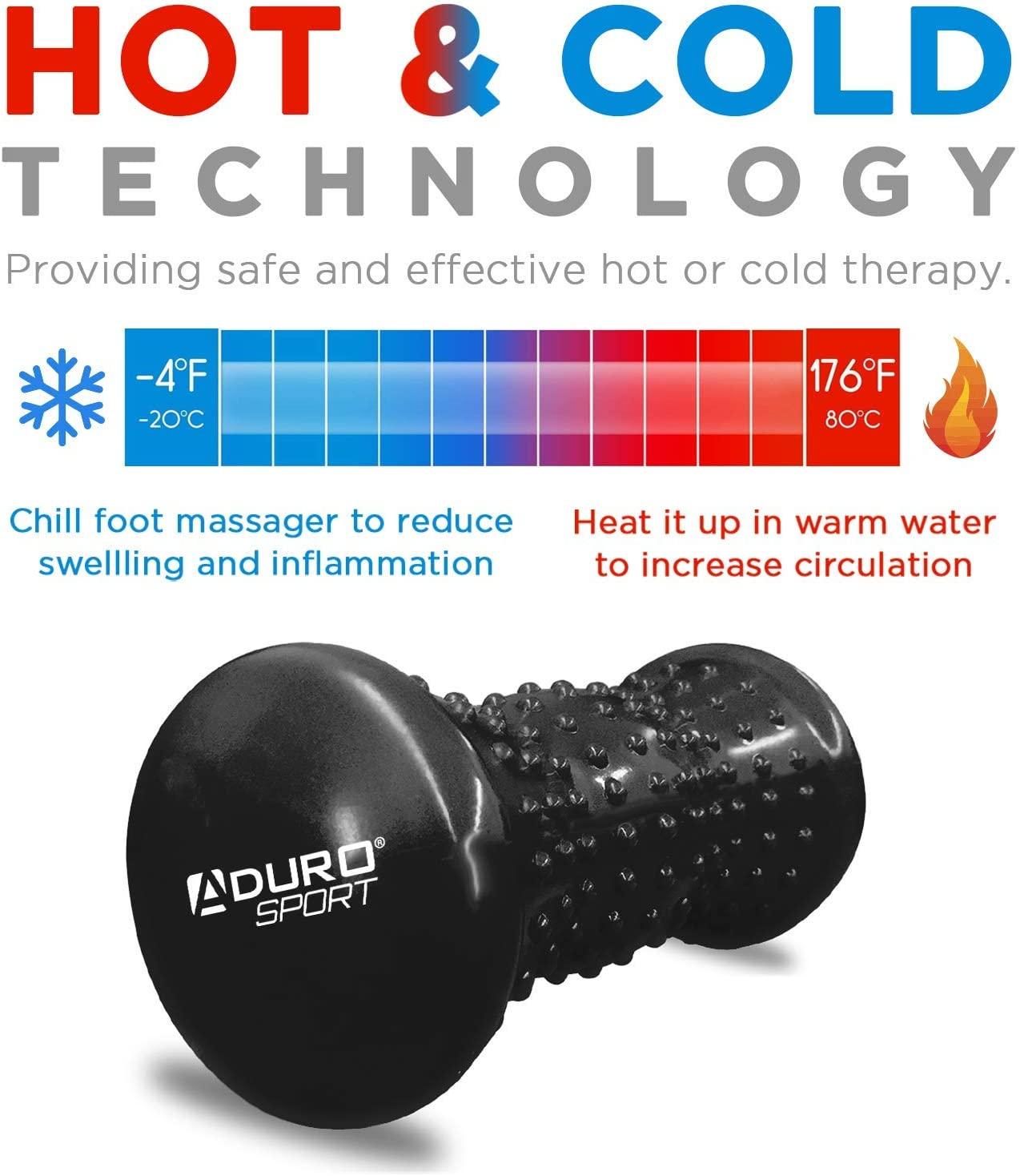 Aduro Foot Massager Roller, Pain Relief Foot Therapy, Reflexology and