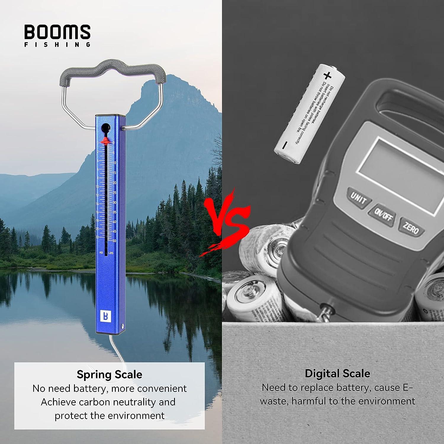 Booms Fishing TS2 Aluminum Tube Fish Scale, Spring Fishing Drag Scale