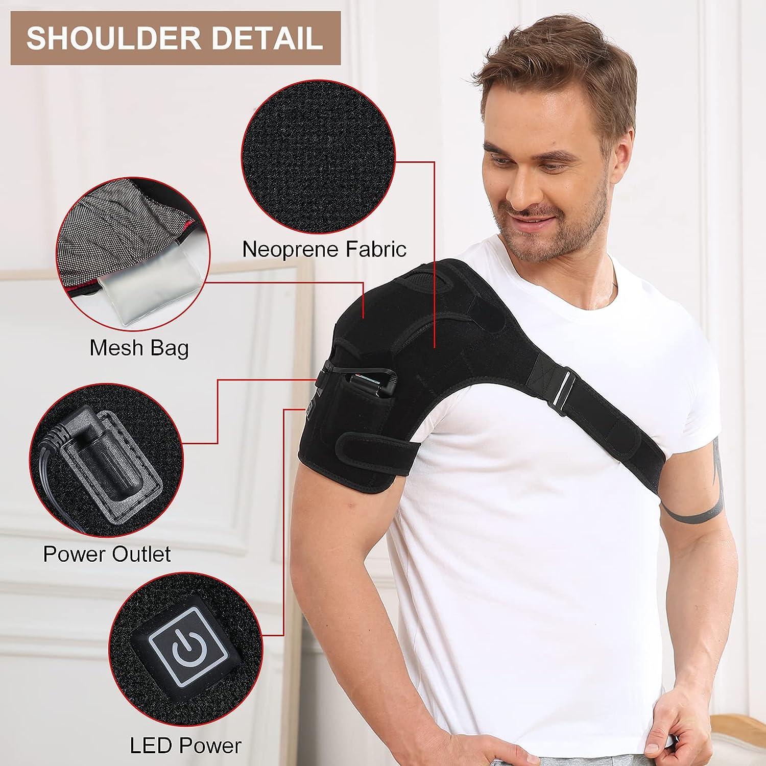 Buy Heat Therapy Shoulder Wrap, Adjustable Shoulder Heating Pad Heated  Shoulder Brace for Men and Women for Frozen Shoulder, Rotator Cuff and  Shoulder Dis Online at Low Prices in India 
