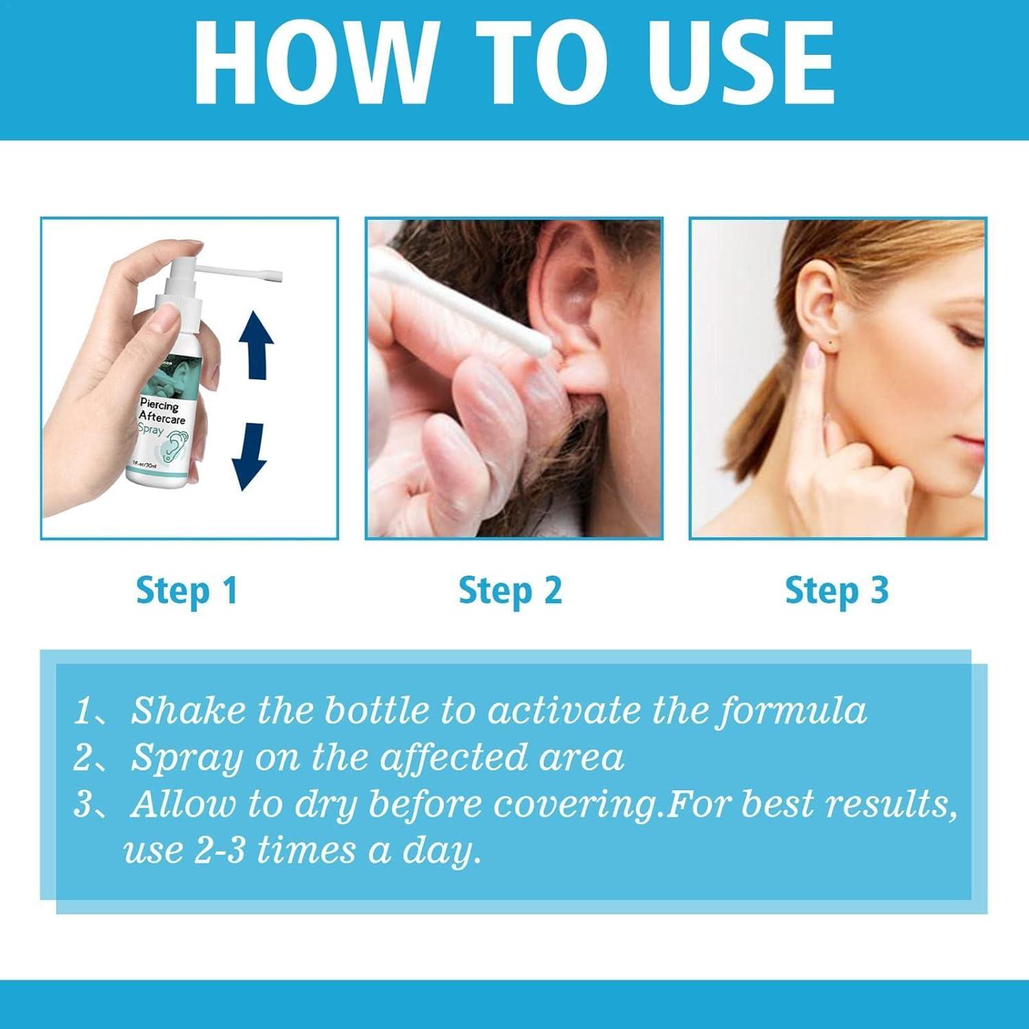 Nose Piercing How To Clean Irritated Ear Piercings Piercing