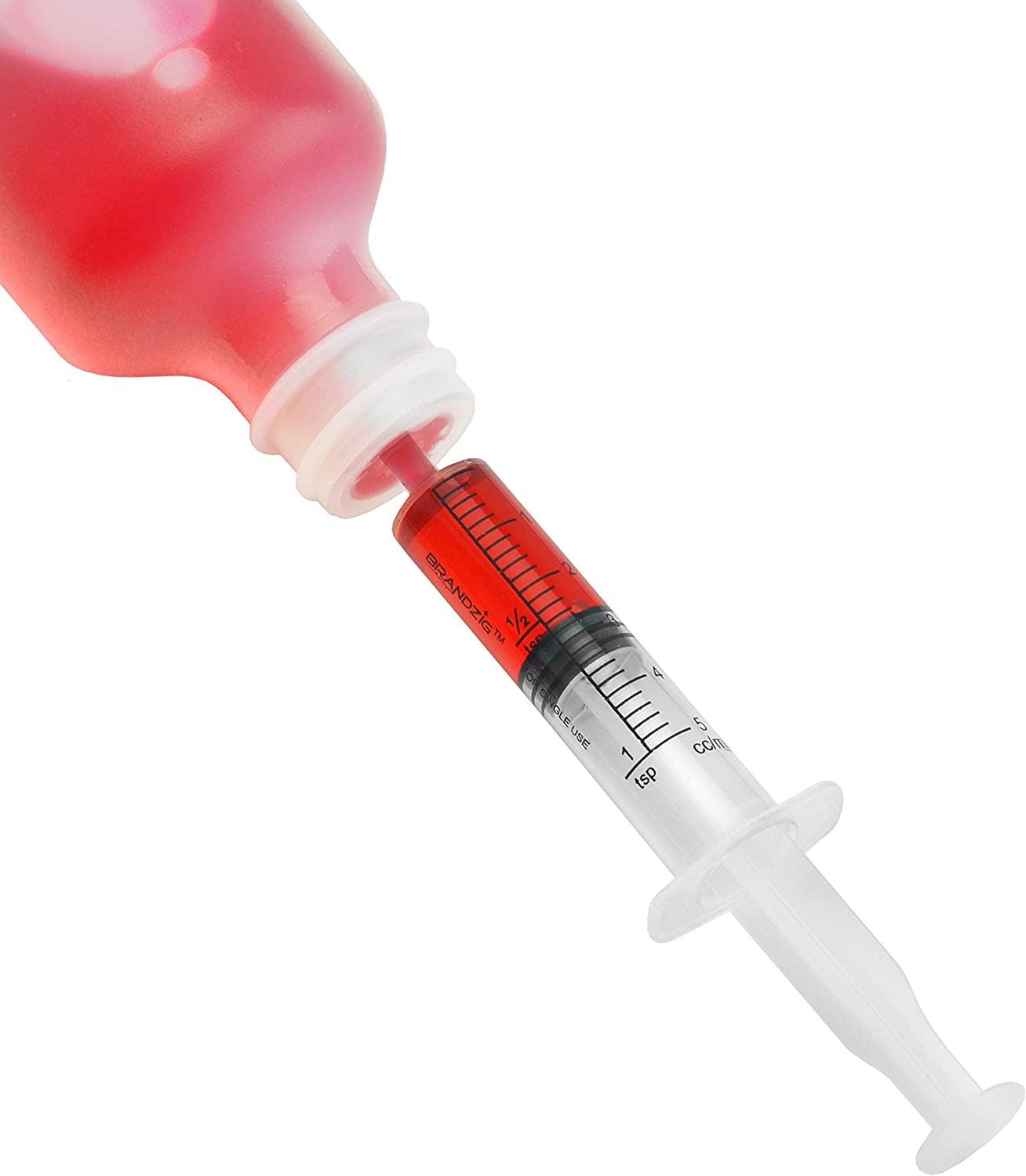 Medicine Bottle Syringe Adapter (28mm) 50 Pack For Brandzig 1ml10ml