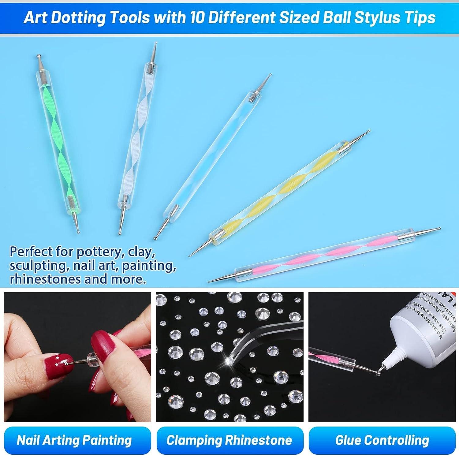 B7000 Glue Clear for Rhinestones, Cridoz Jewelry Glue Crafts Adhesive  Fabric Glue with Precision Tips Dotting Stylus and Tweezers for Nail Art,  Glasses, Metal a…