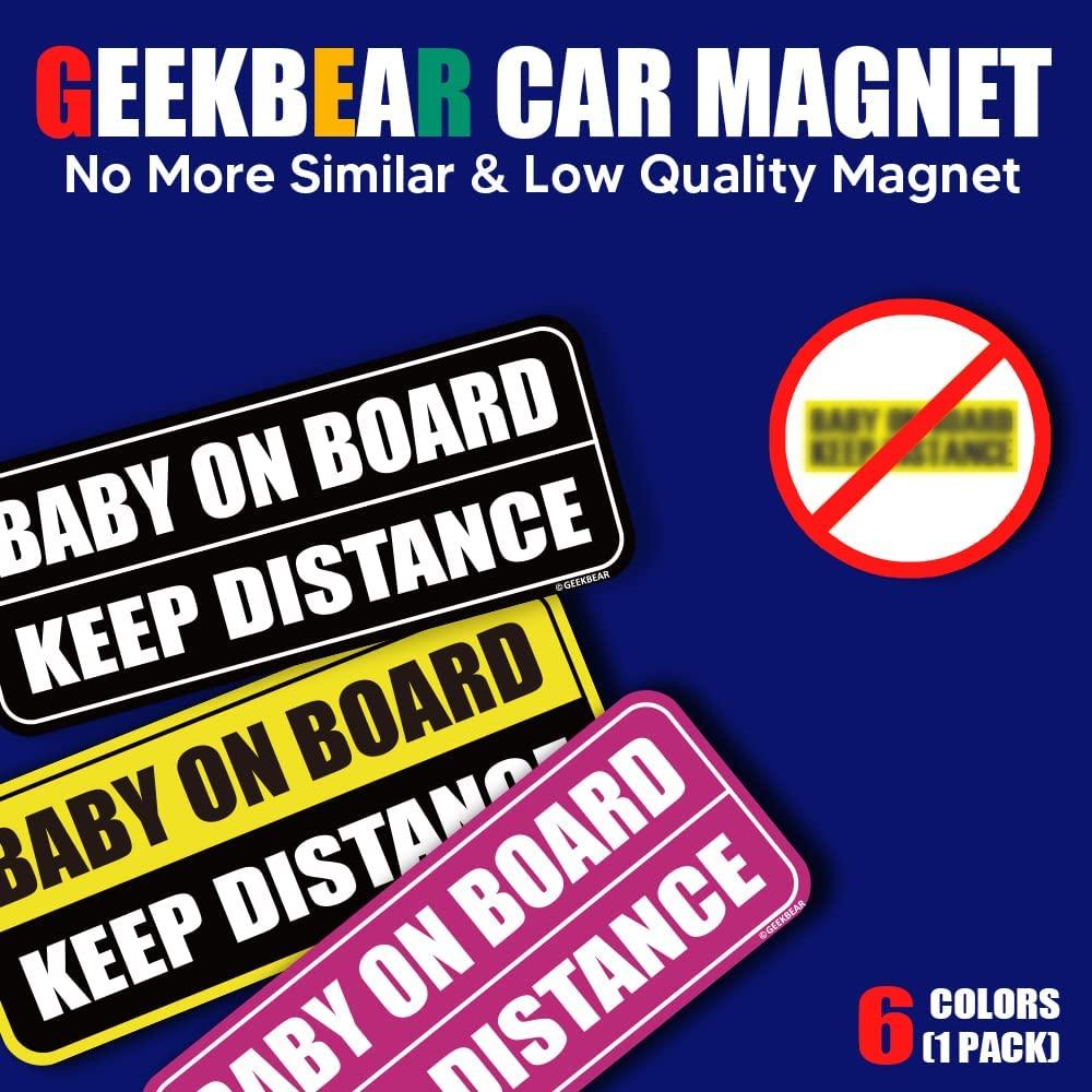 GEEKBEAR Baby on Board (Yellow/Black) Baby on Board Sticker