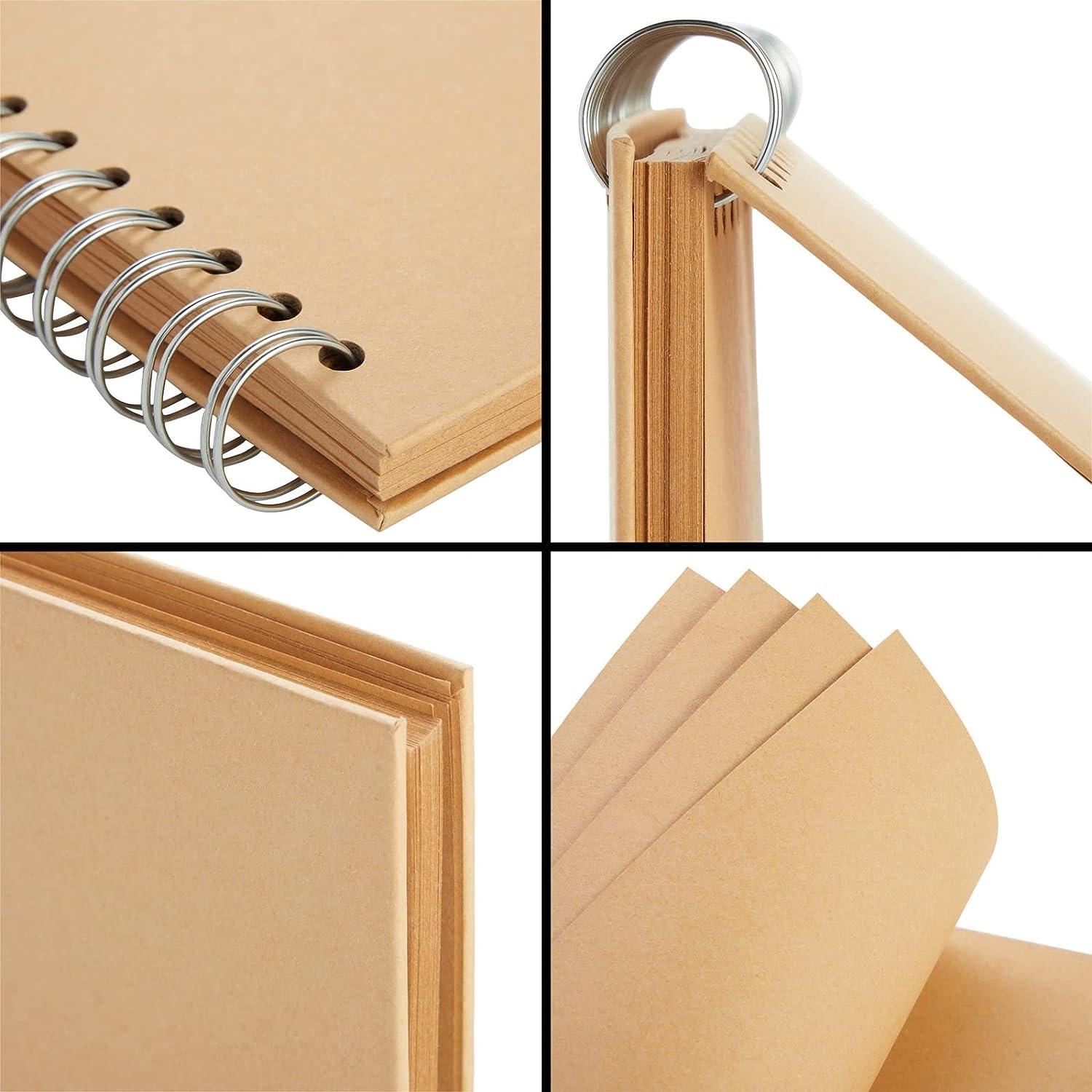 A Ring Binder Scrapbook with Color Bar Card Pages
