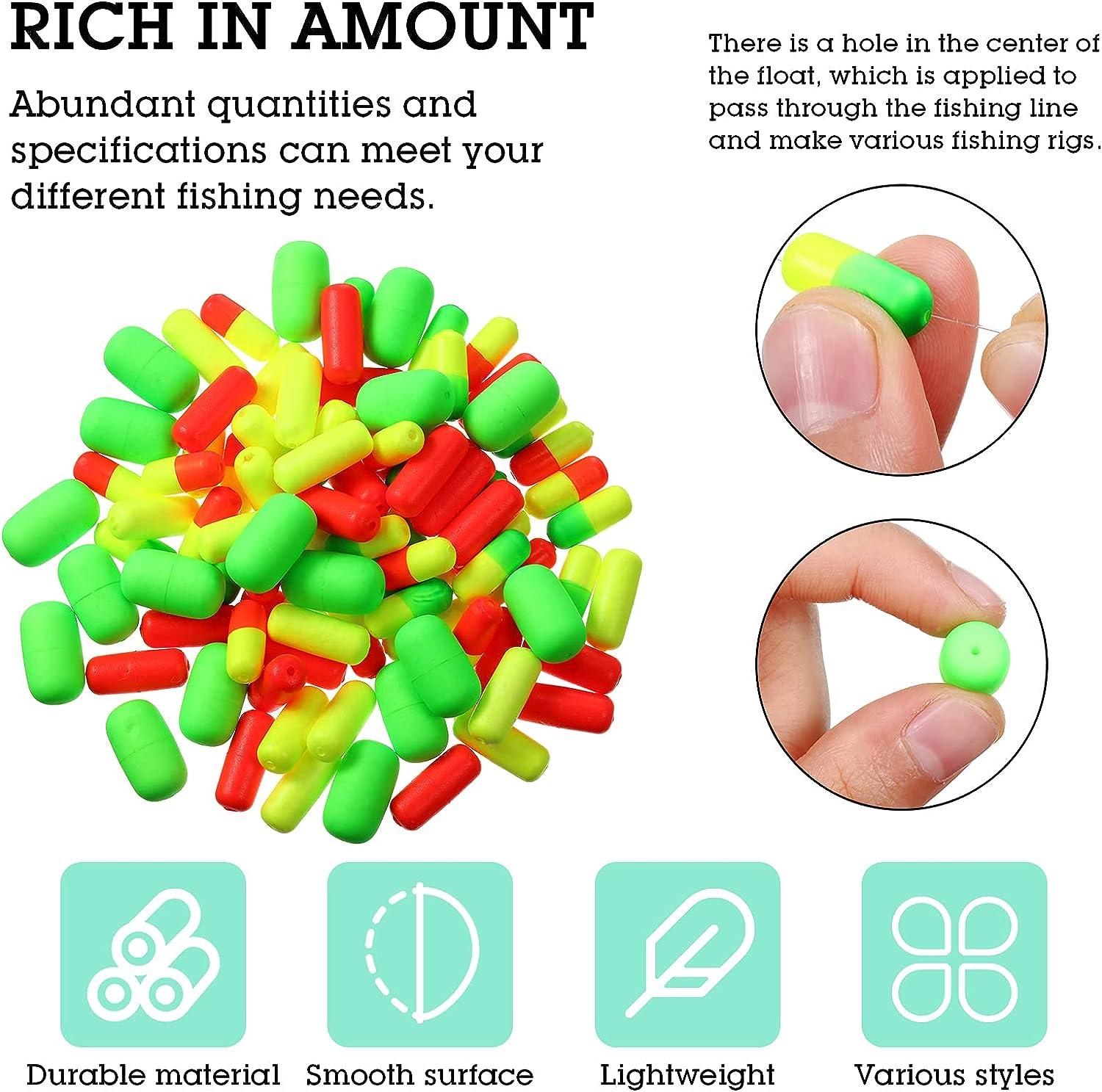 Skylety 100 Pieces Foam Floats Pompano Fishing Rigs Snell Floats