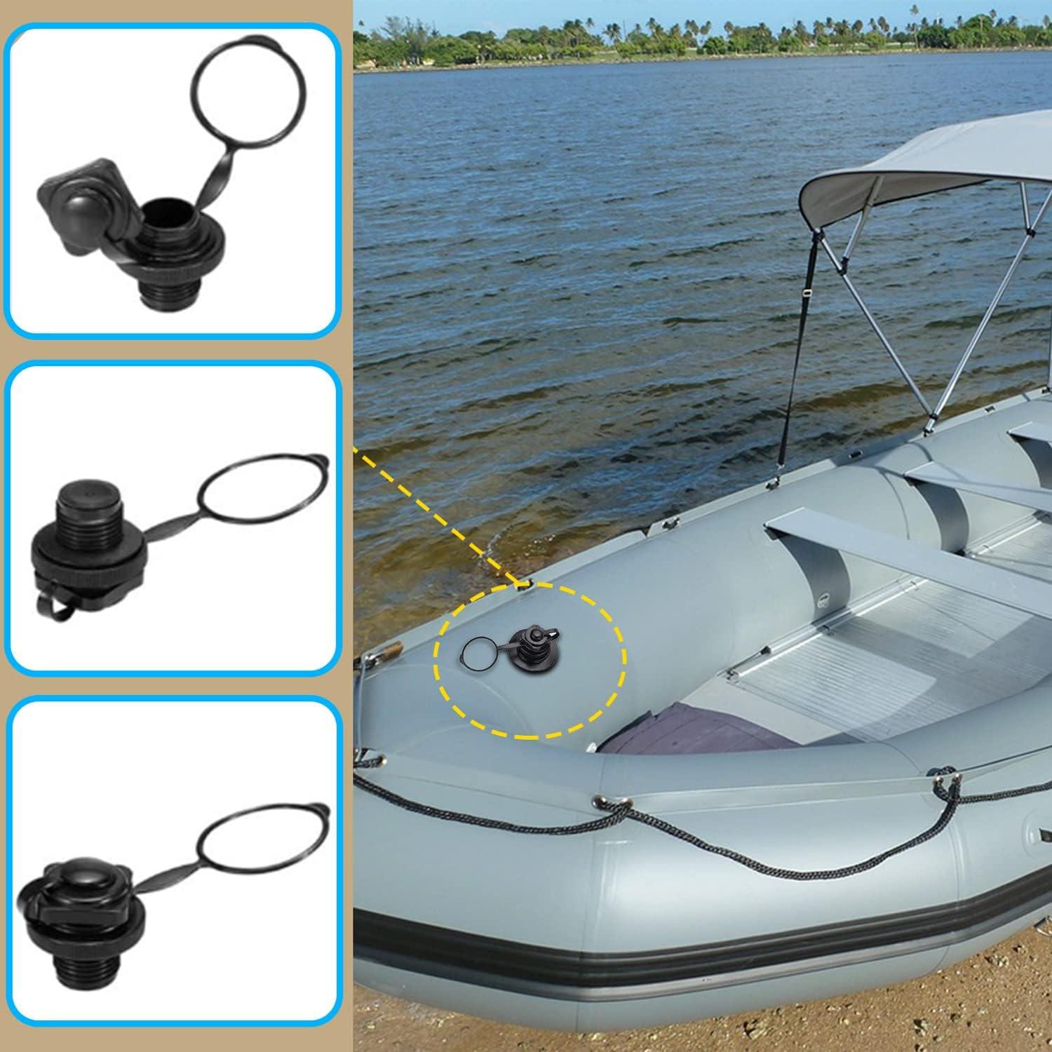 Inflatable Boat Air Valve, 2pcs Air Valve Inflatable Boat Spiral Air