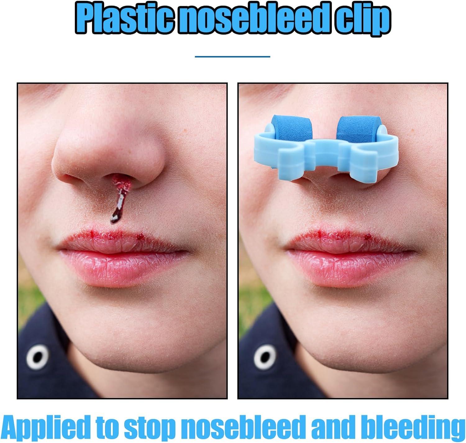 Hitefu 16PCS Nose Clips for Nosebleeds Plastic Nose Stop Clips Nasal