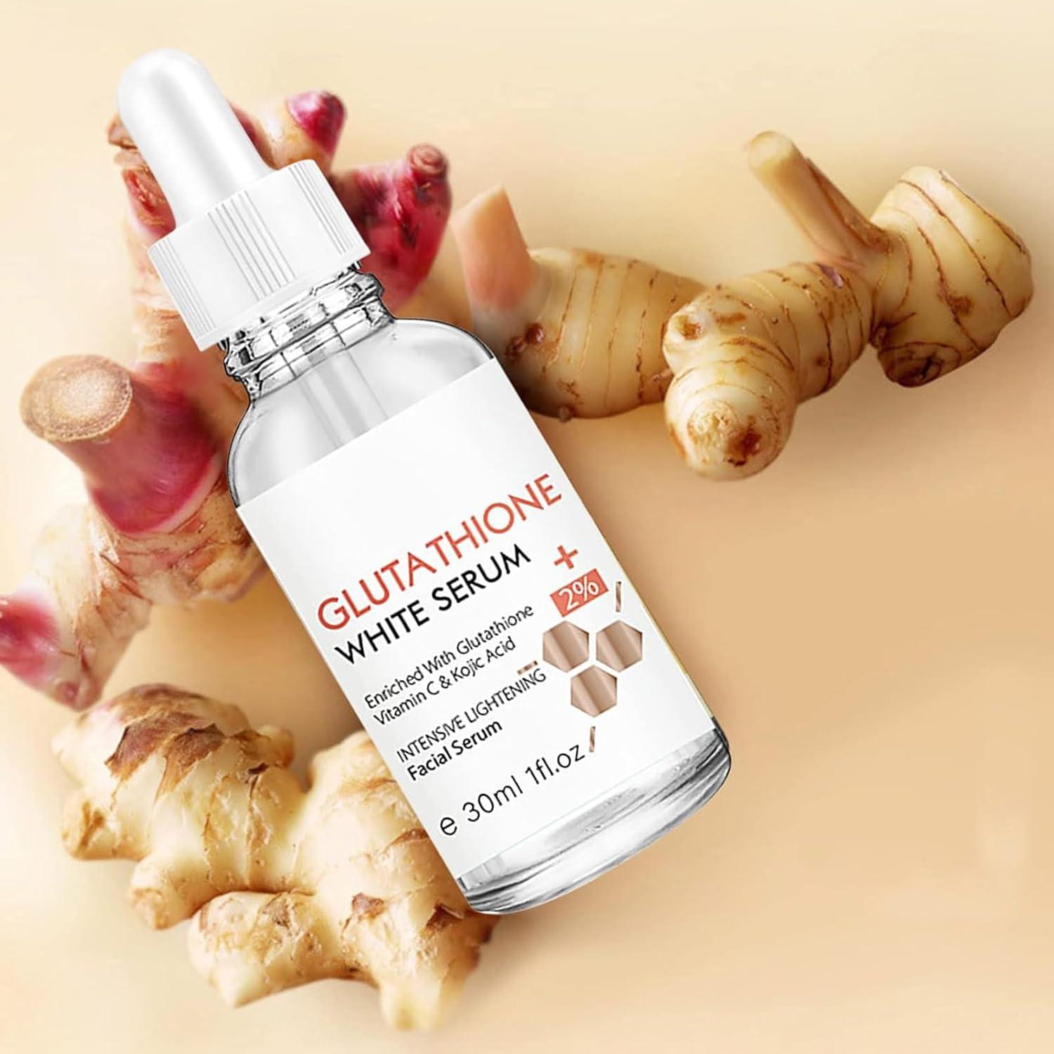 Glutathione Face Neck Skin Whitening Serum Freckle Dark Spots Removal Serum  Glutathione Whitening Freckle Serum Moisturizing Vitamin C Essence  Glutathione Whitening Face Serum | Buy Now with Express International  Delivery