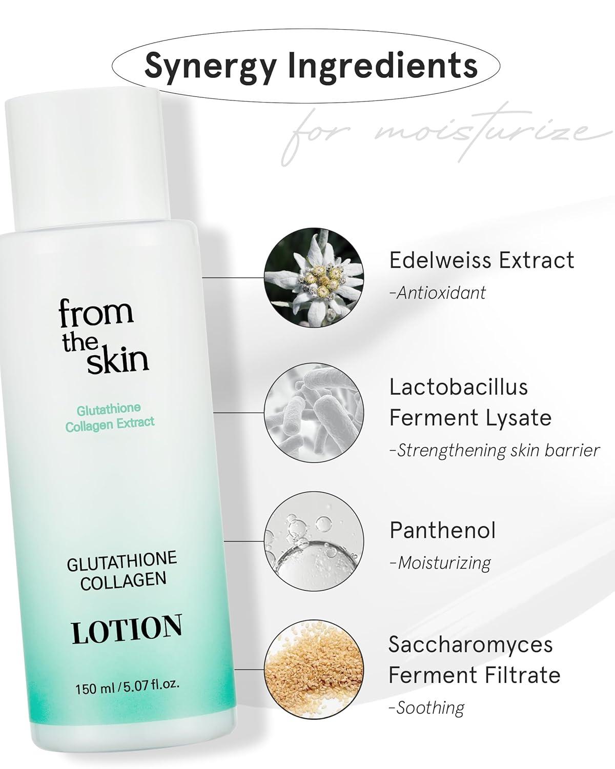 best glutathione cream for skin whitening in india 300ml Glutathione Collagen Whitening Body Lotion Vitamin Arbutin Brighten  Hydrating Skin Lotion Nourishing Exfoliating Skin Lotion main image 0