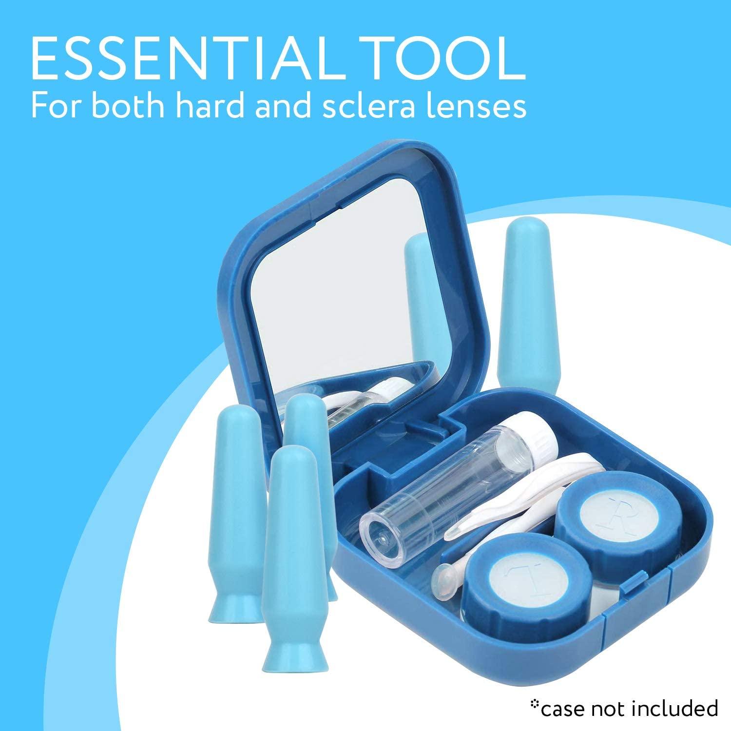 Scleral Lens Remover & Inserter Pack of 6 Ventless Contacts Removal Tool for Hard Lenses