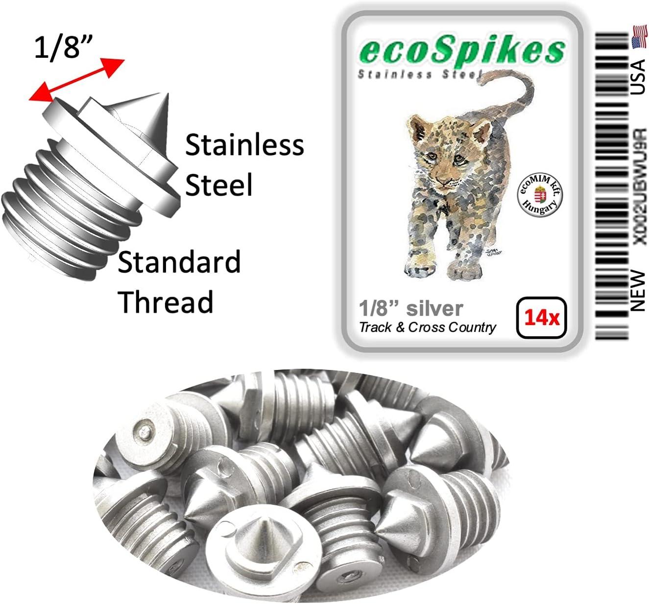 ecoSpikes 1/8 inch Stainless Steel Track and Cross Country Spikes