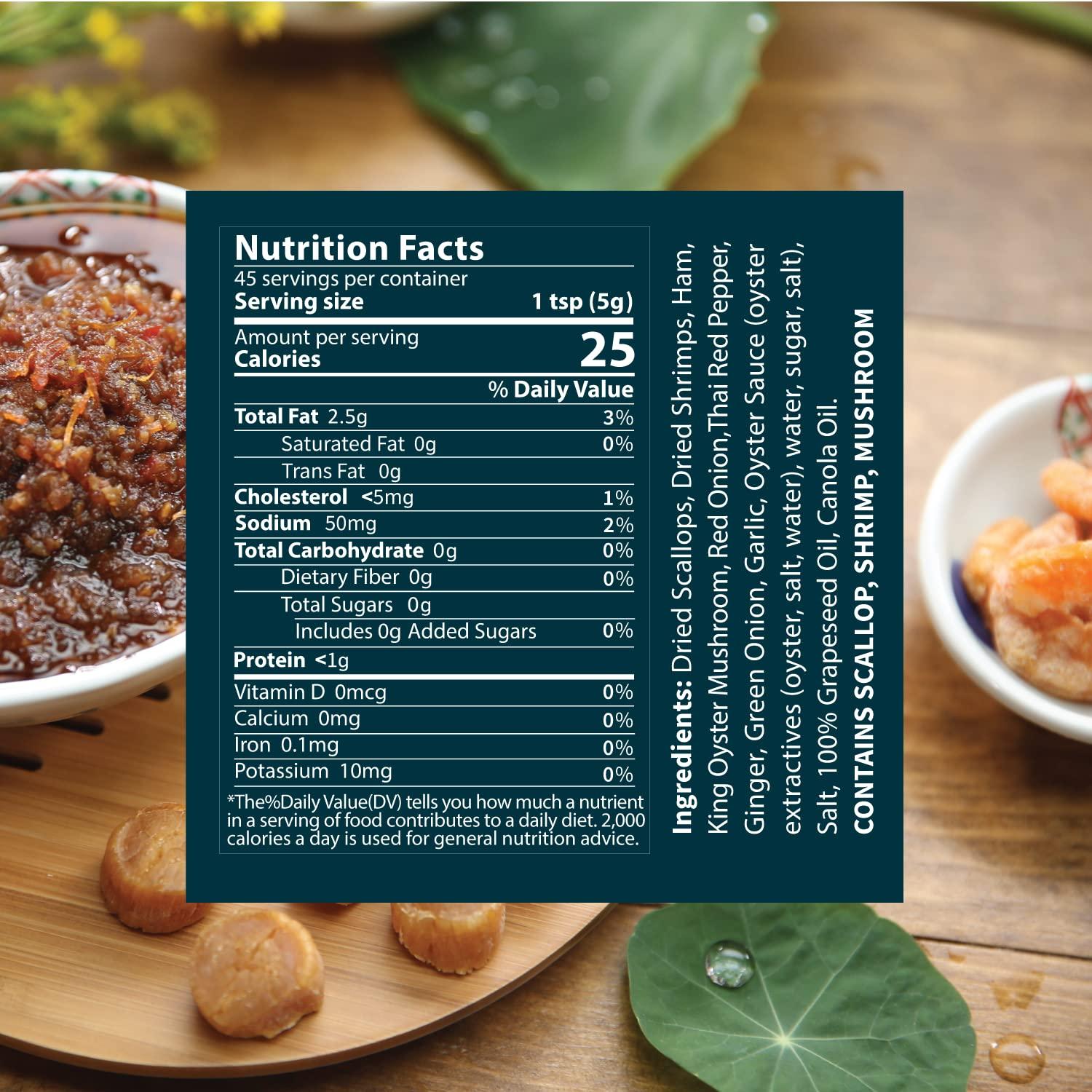 Master Chef John Exquisite XO Sauce, Loaded with Umami Flavors of Dried