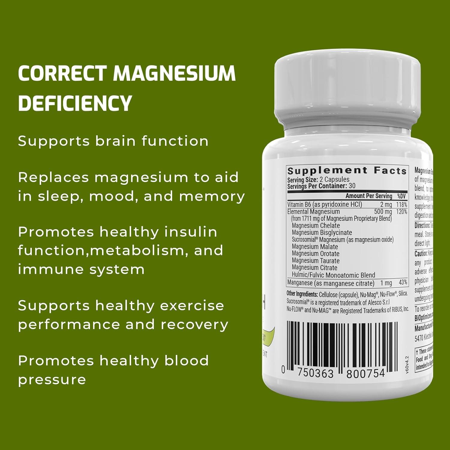 BIOptimizers Magnesium Breakthrough 60 Caps | Accelerated Health Products