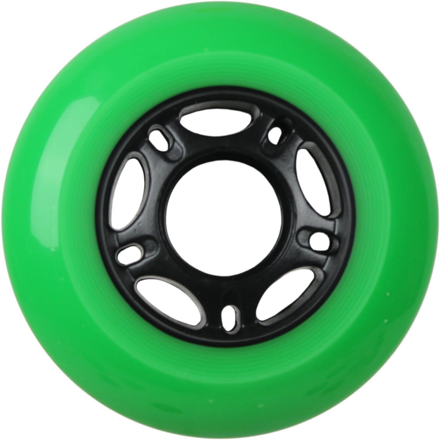KSS Outdoor Asphalt Formula 89A Inline Skate Wheels Green 76mm - Set of ...