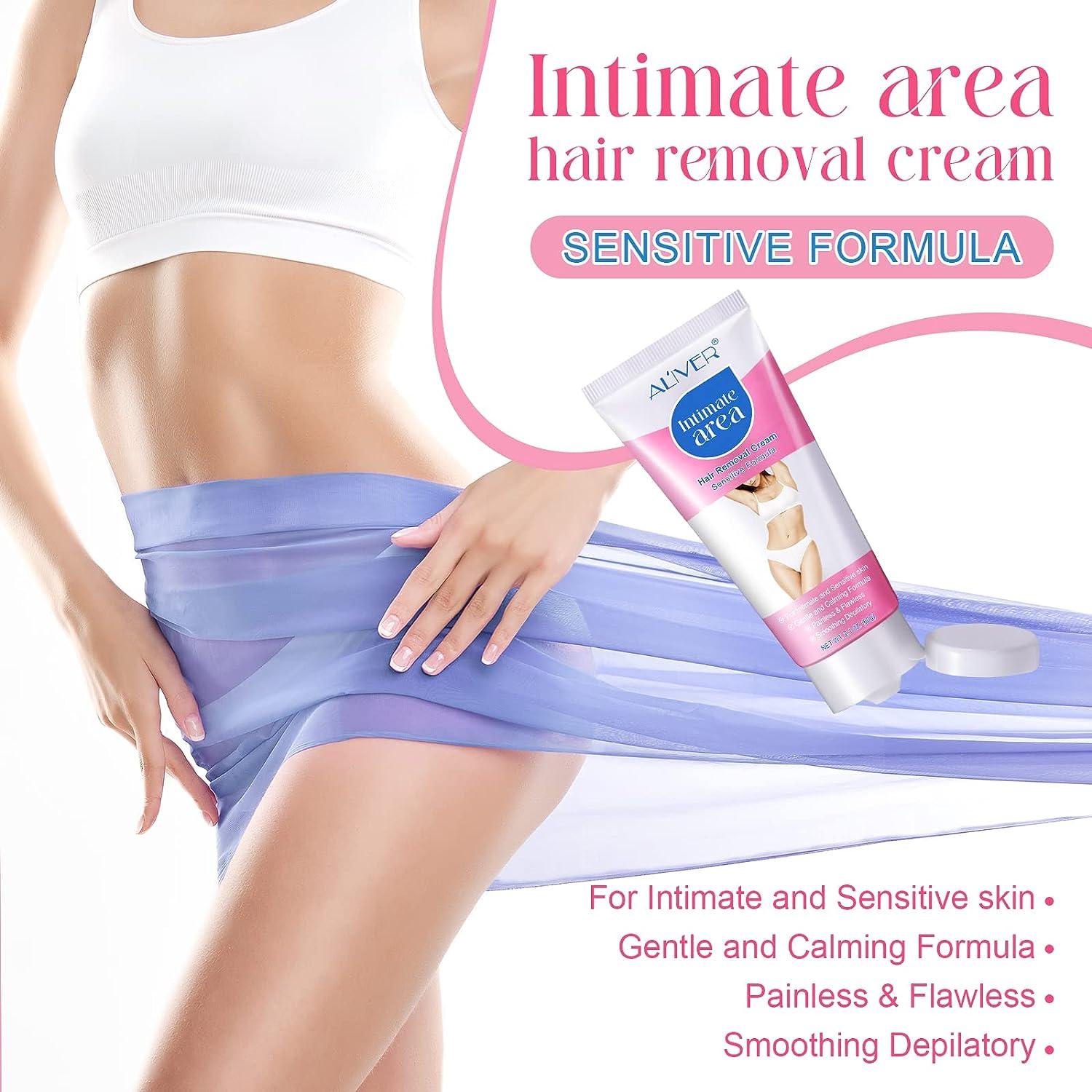 Intimate/Private Hair Removal Cream for Women Painless Flawless