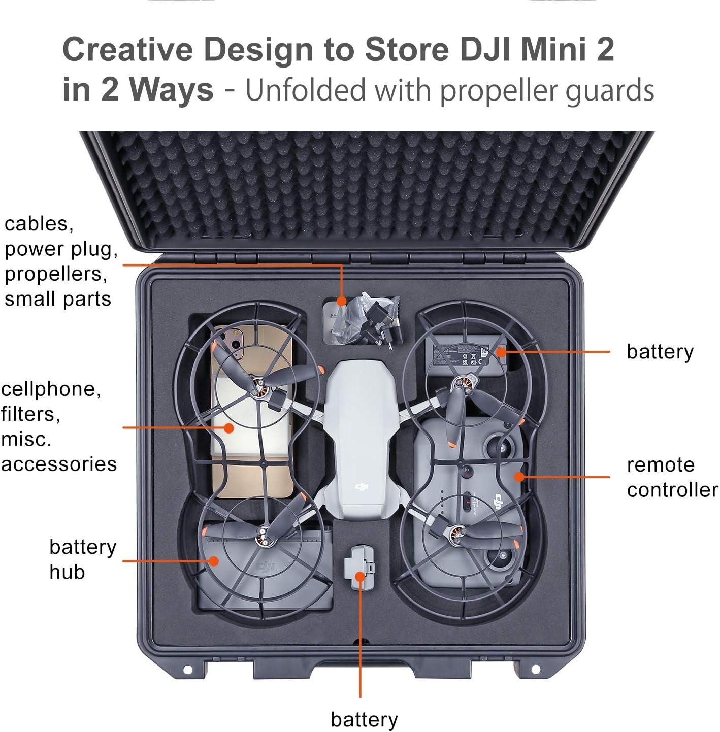 Lykus Titan MM210 Waterproof Hard Case for DJI Mini 2 SE/DJI Mini