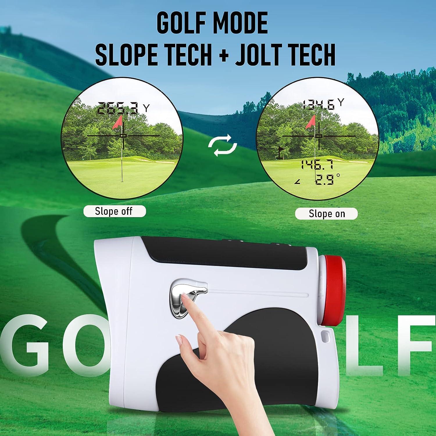 AquilaPro G4Pro Golf Rangefinder with Slope Flagpole Lock with Pulse