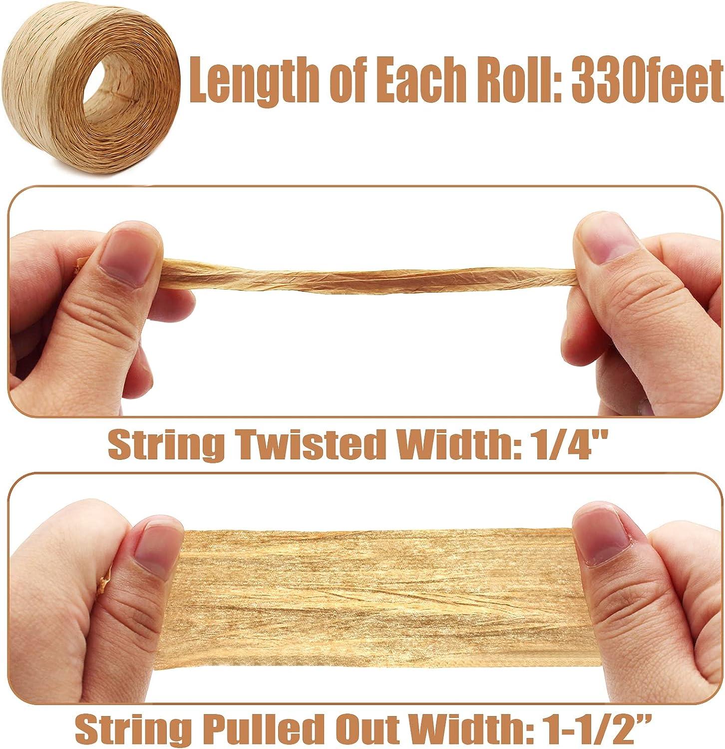 Wide raffia ribbon cheap