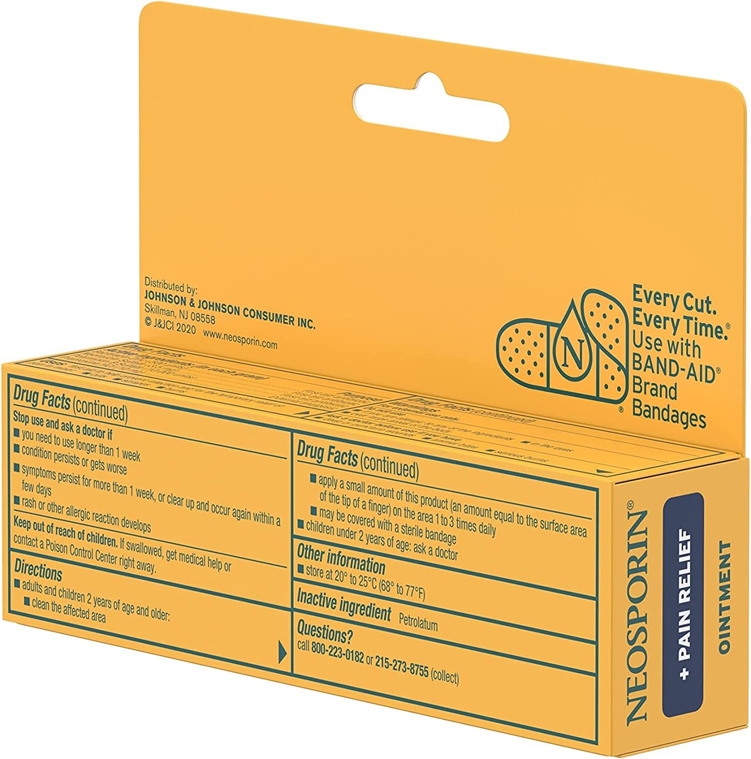 Neosporin MaximumStrength Pain Relief Ointment 1 oz (Pack of 1)