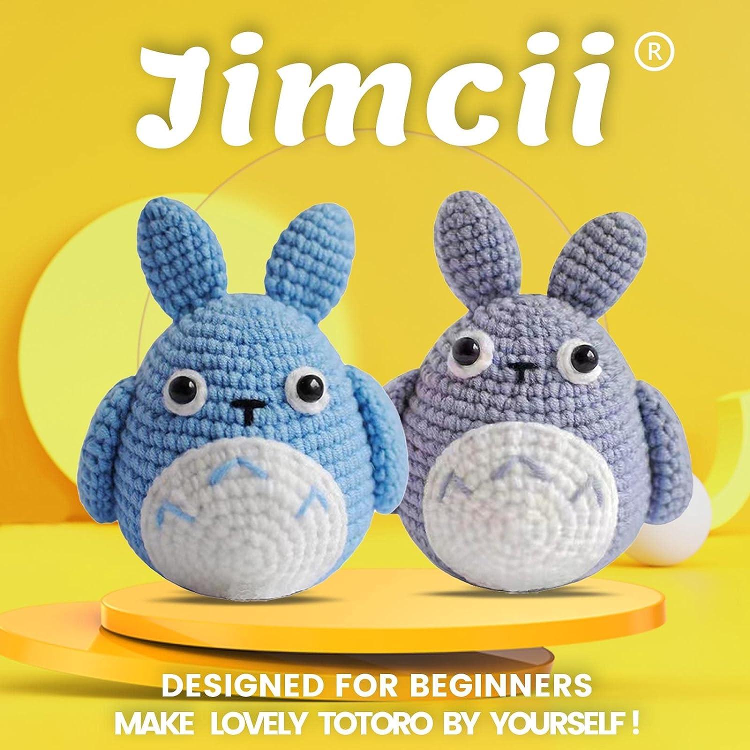 Jimcii Crochet Kit for Beginners, Beginner Crochet Knitting Kit Kits for Beginners  Adults, Step-by-Step