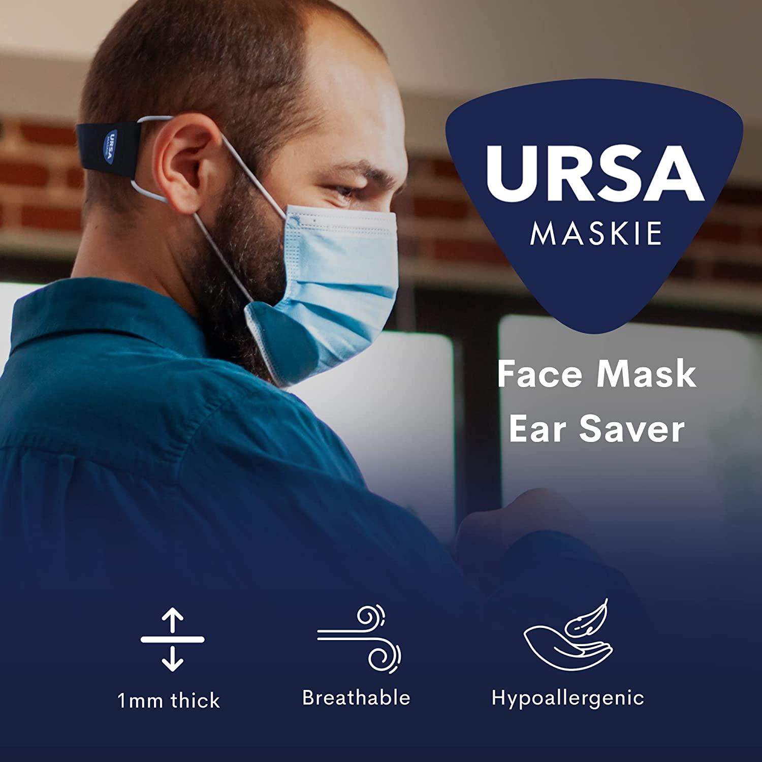 Maskie Face Mask Holder, UltraLight and Breathable Mask Ear Saver with