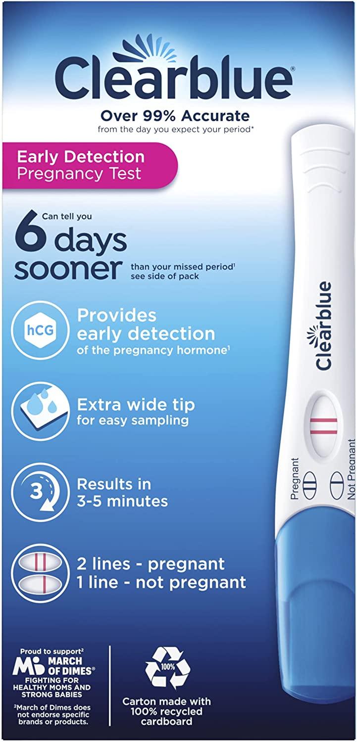 Clearblue Early Detection Pregnancy Test 5 Count