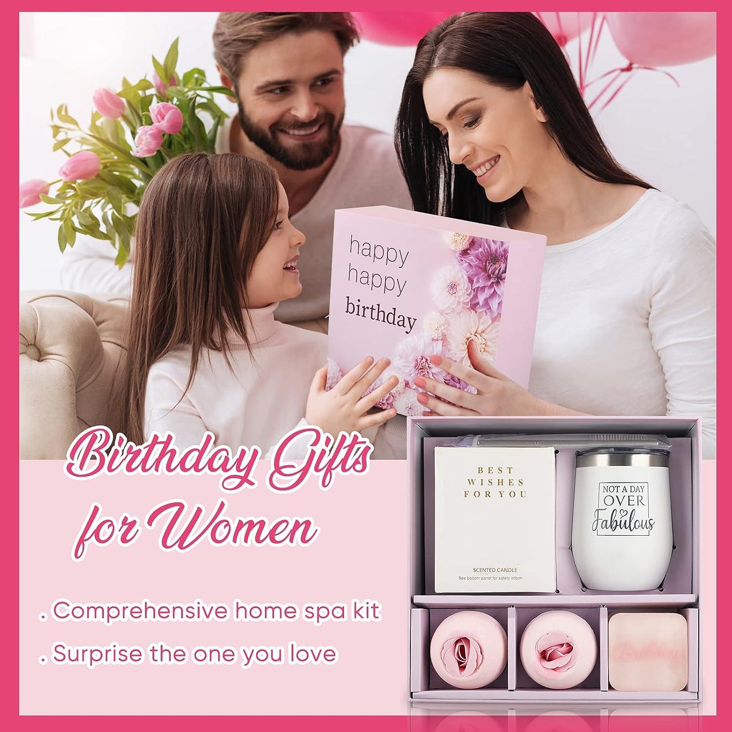 Birthday Gifts for Women Unique Gifts for Her Best Friend Mom Sister Wife  Spa Gift Basket Boxes for Women with Wine Tumbler Mothers Day Gifts  Birthday Gifts Ideas for Women Who Have