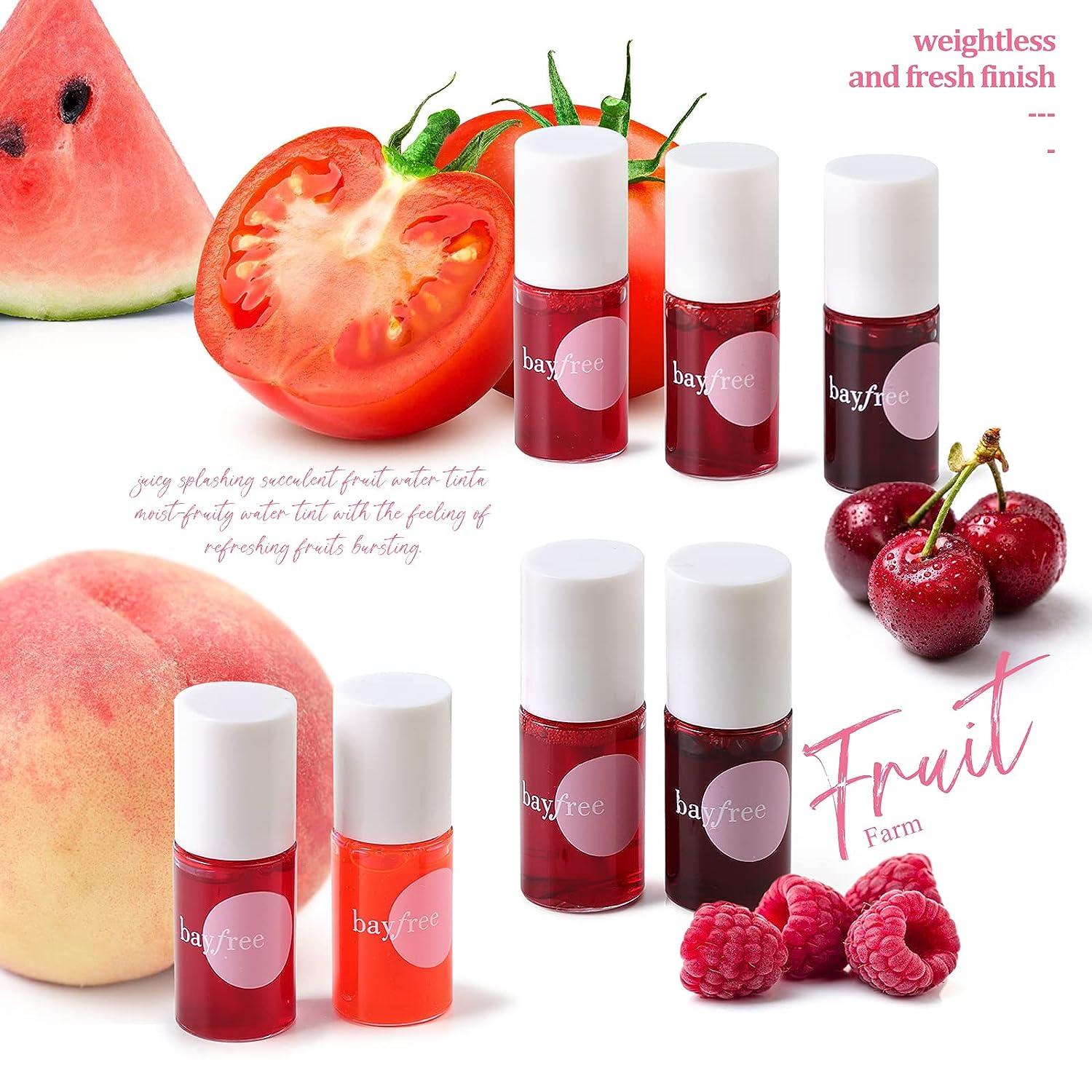 bayfree Lip Tint Stain Set Lip Stain Long Lasting Waterproof