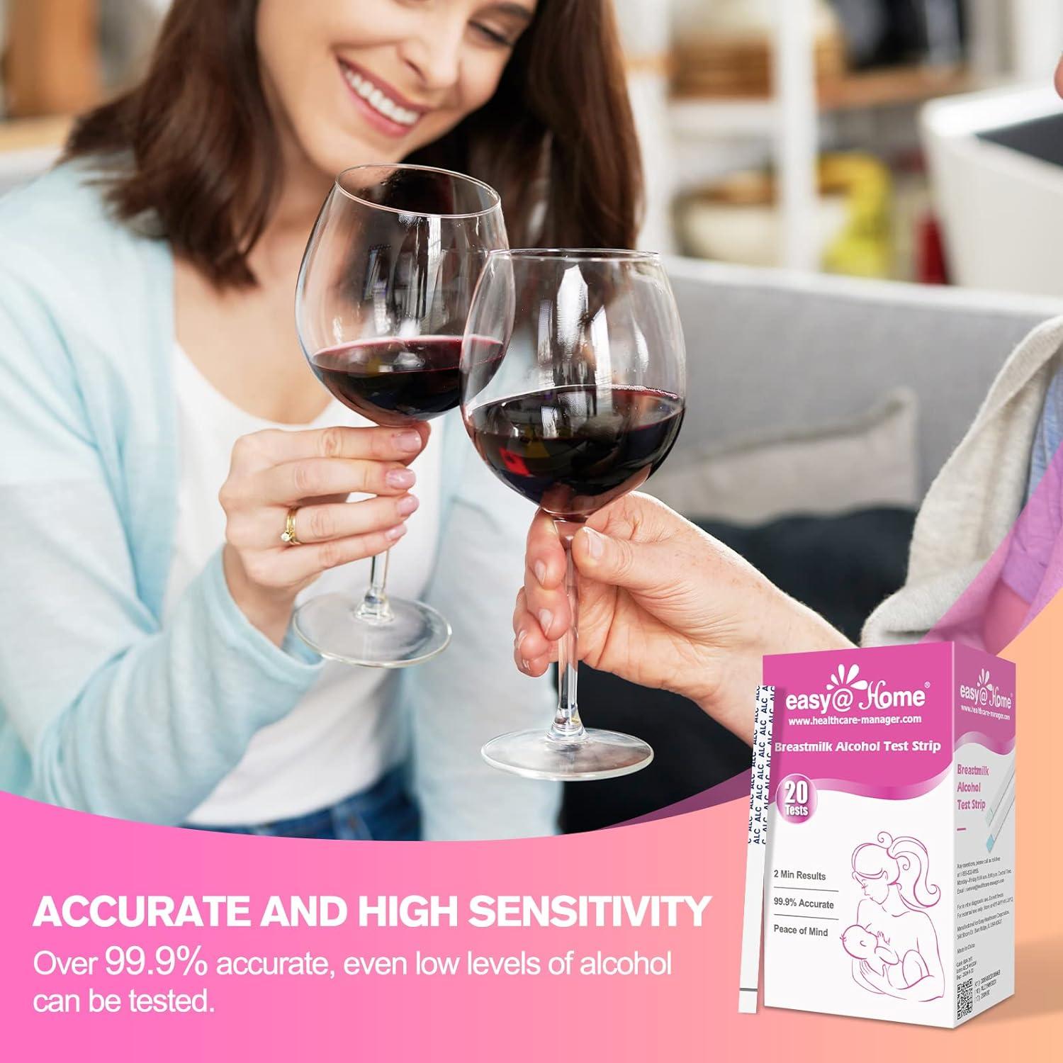 Easy Home Breastmilk Alcohol Test Strips at Home Alcohol Test for